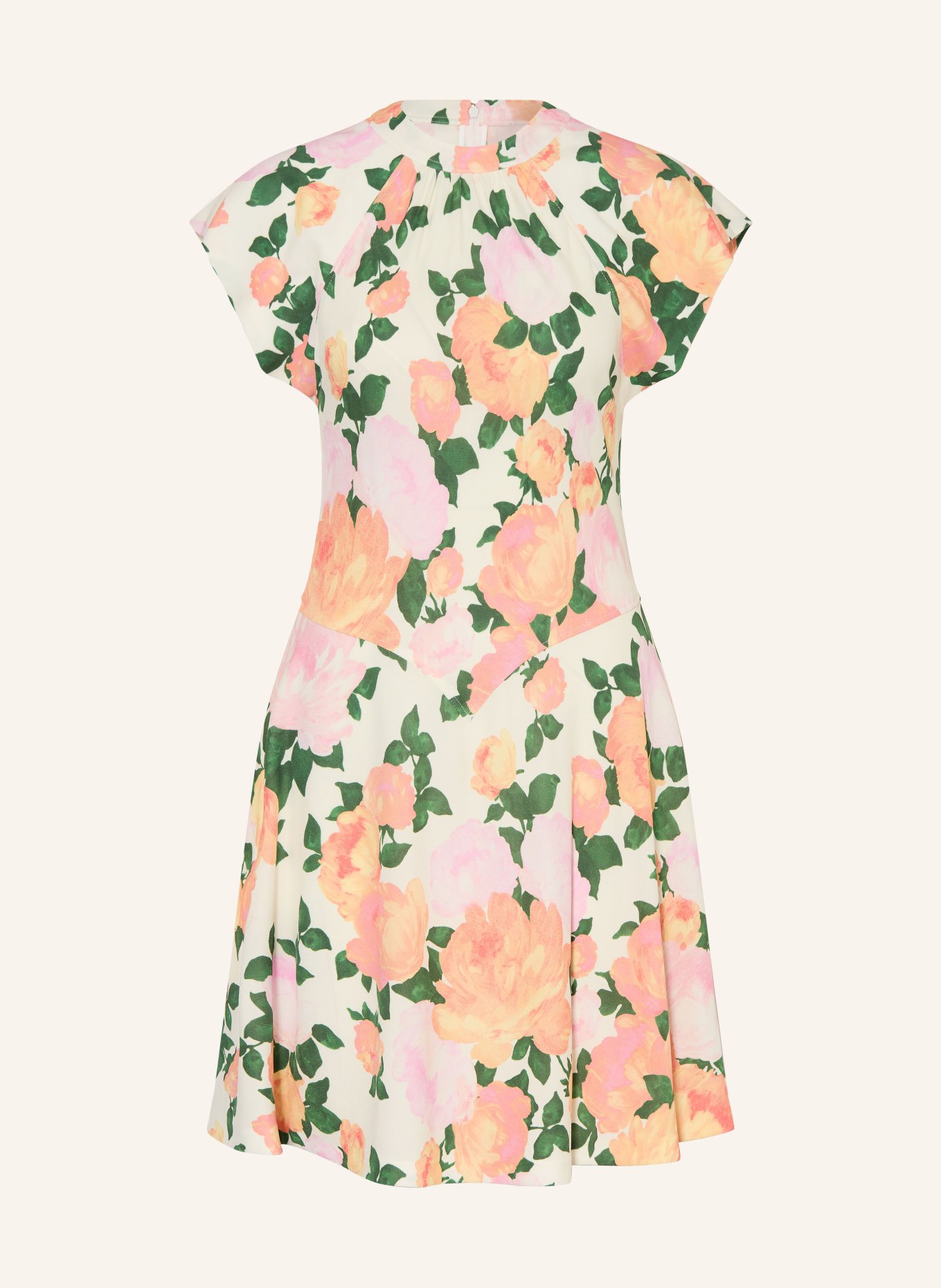 STELLA McCARTNEY dress: PINK / YELLOW / GREEN