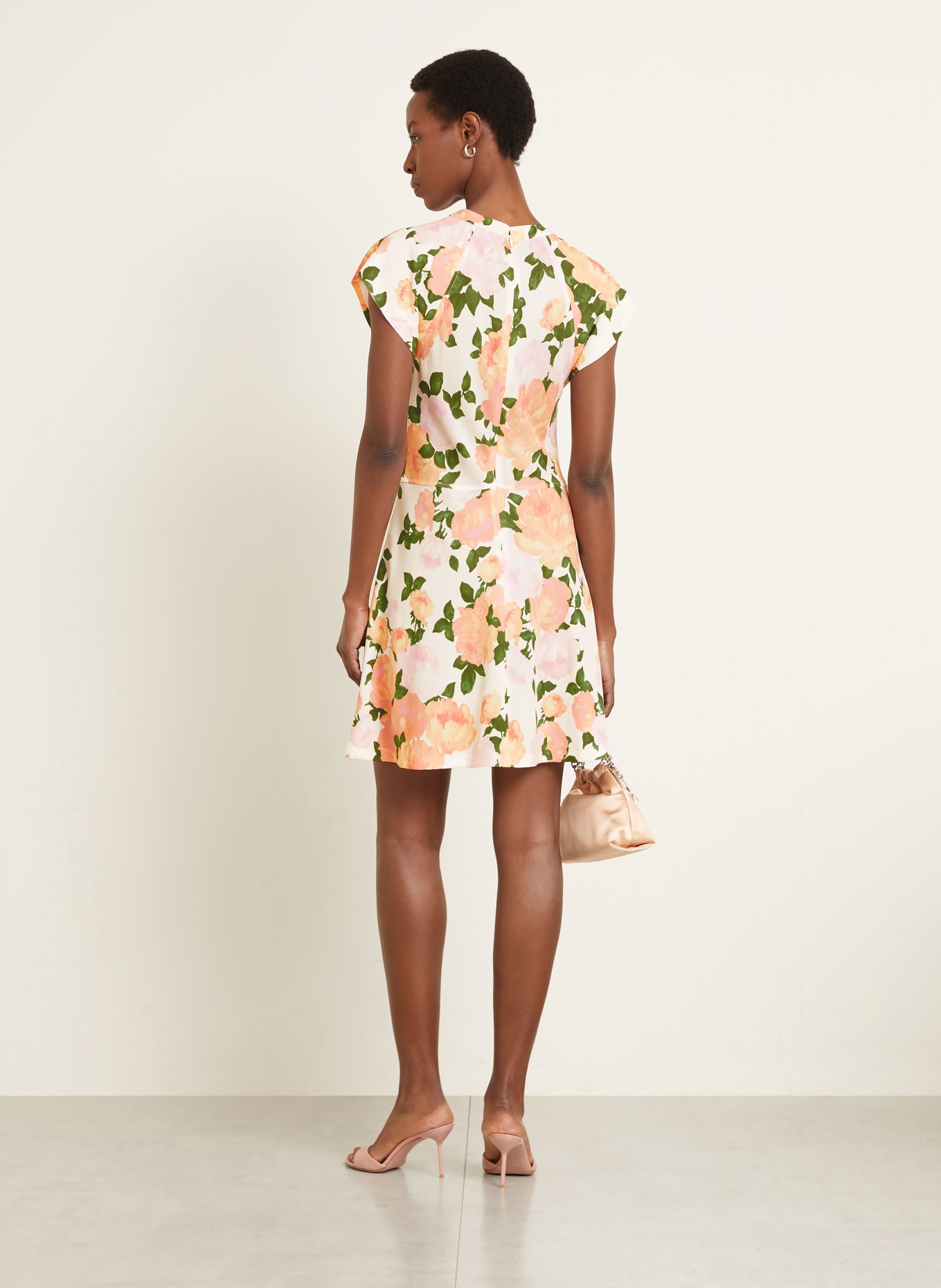 STELLA McCARTNEY dress: PINK / YELLOW / GREEN