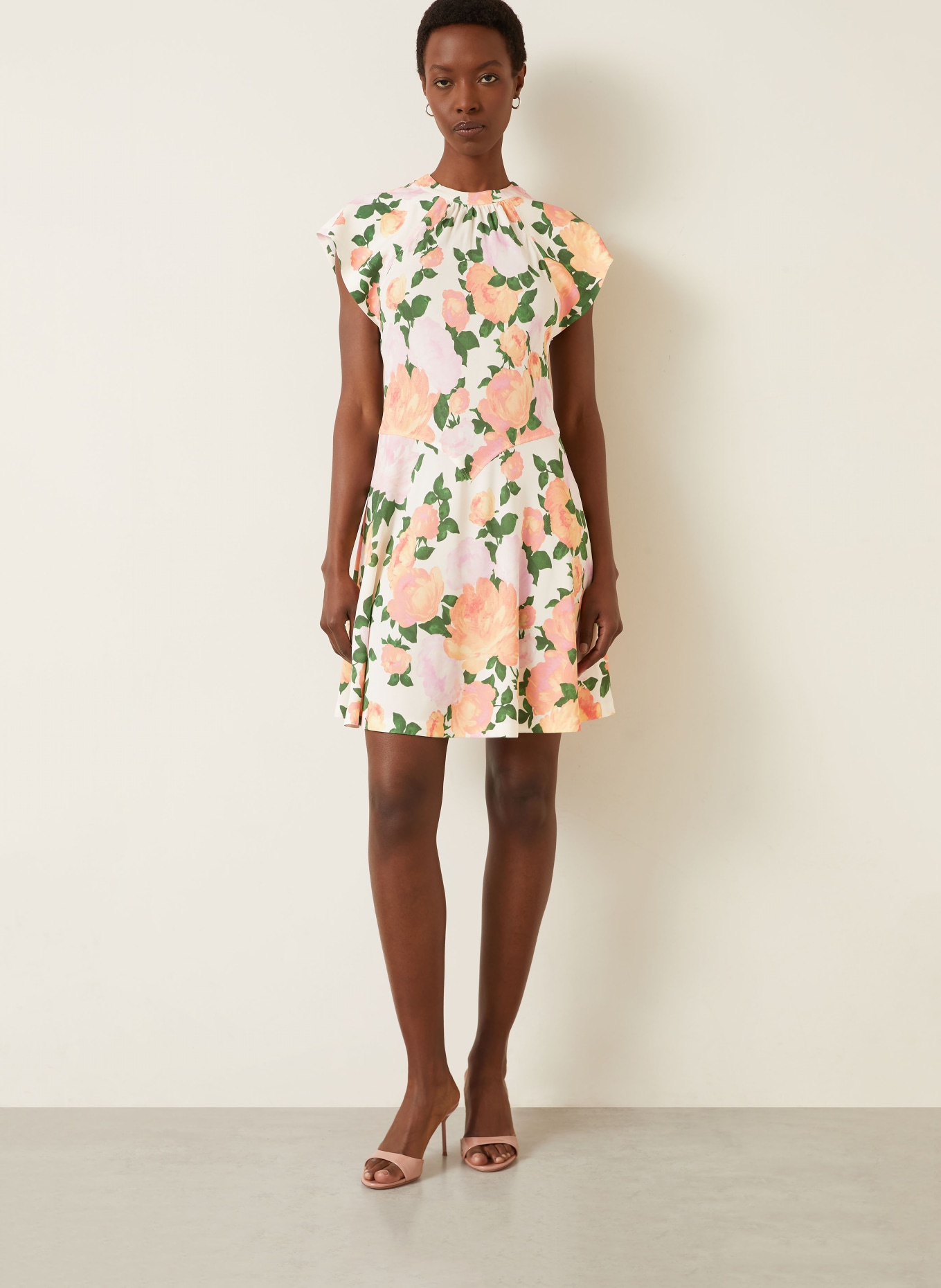 STELLA McCARTNEY dress: PINK / YELLOW / GREEN