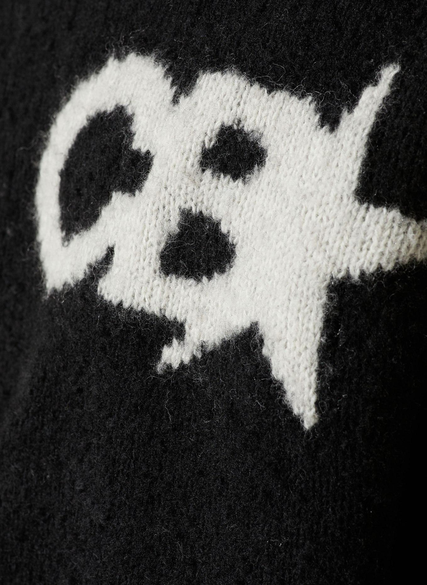 COLE BUXTON Pullover CB STAR: SCHWARZ