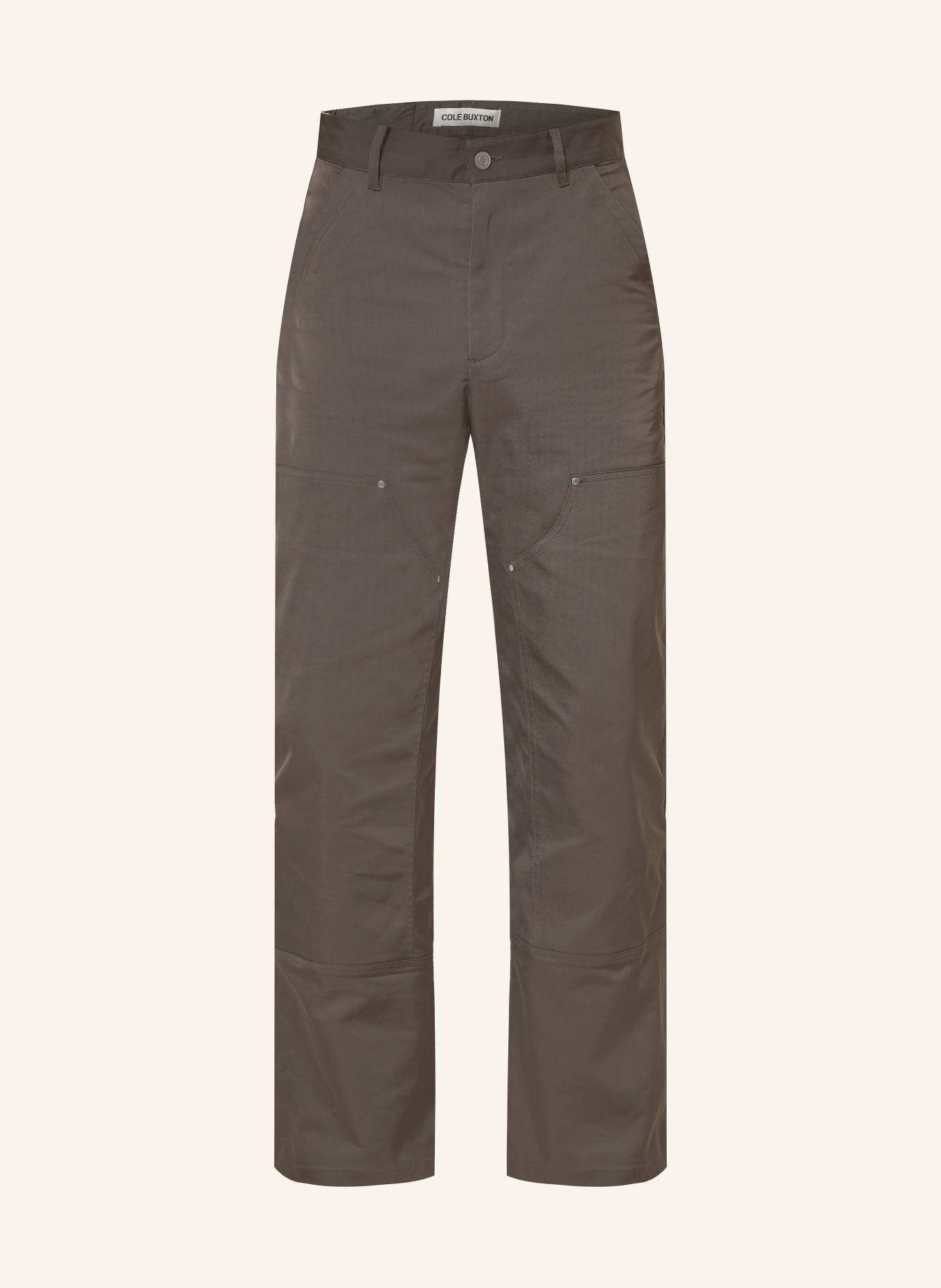 COLE BUXTON Regular fit pants: 300 BROWN