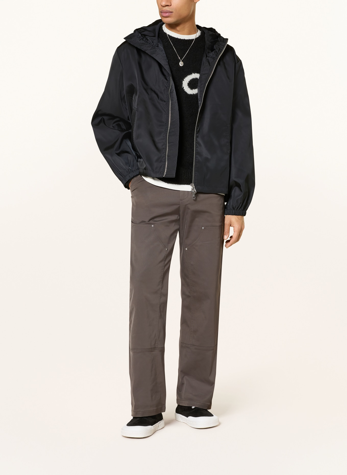 COLE BUXTON Regular fit pants: 300 BROWN