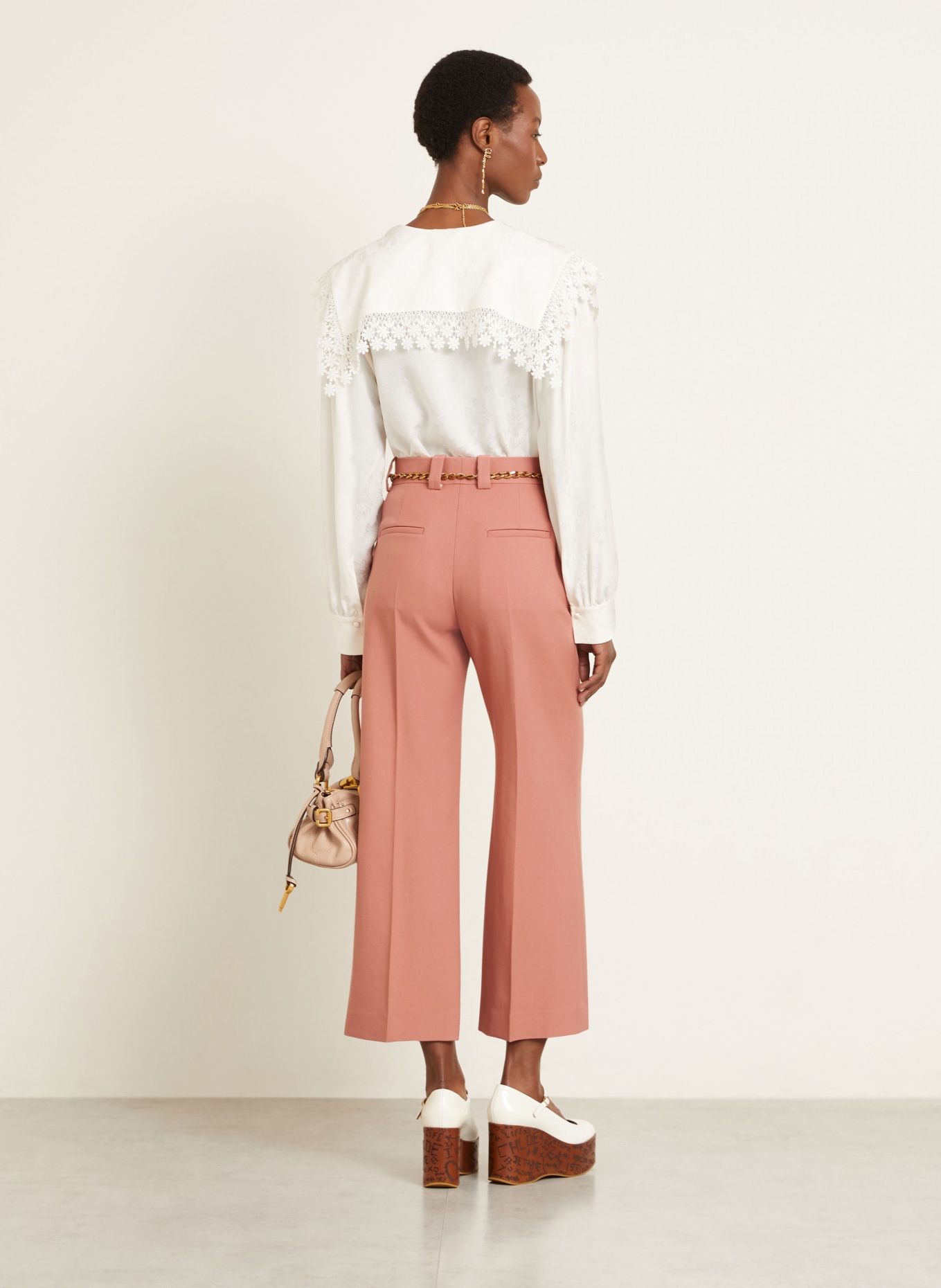 Chloé Marlene pants GABARDINE: SALMON