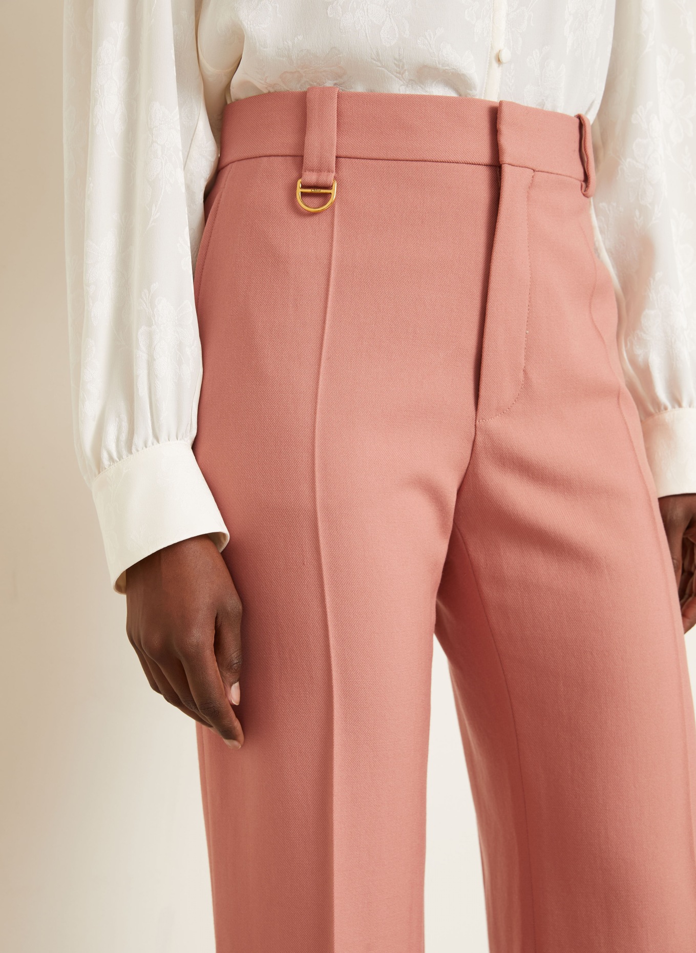 Chloé Marlene pants GABARDINE: SALMON