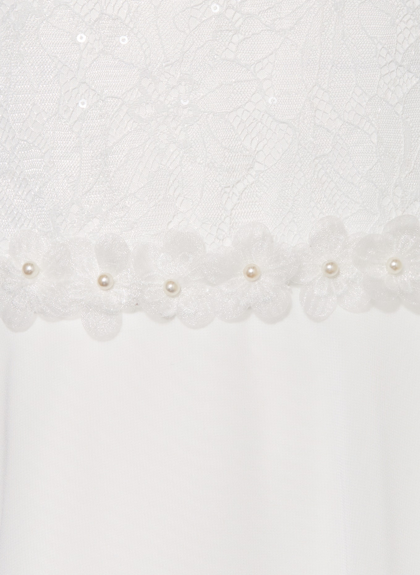 DANAMADE Koktejlové šaty z kombinace materiálů s flitry a ozdobnými perličkami: REŽNÁ