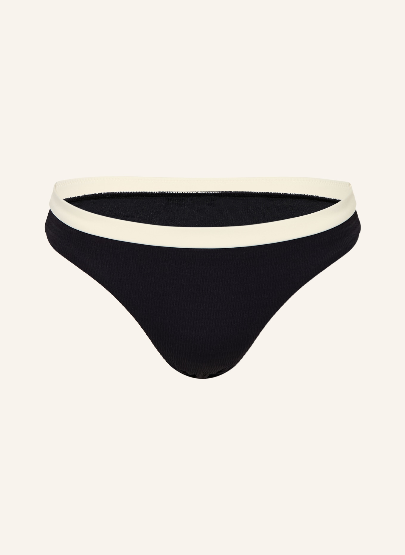 SEAFOLLY Basic bikini bottoms BANDWAVE: BLACK / ECRU