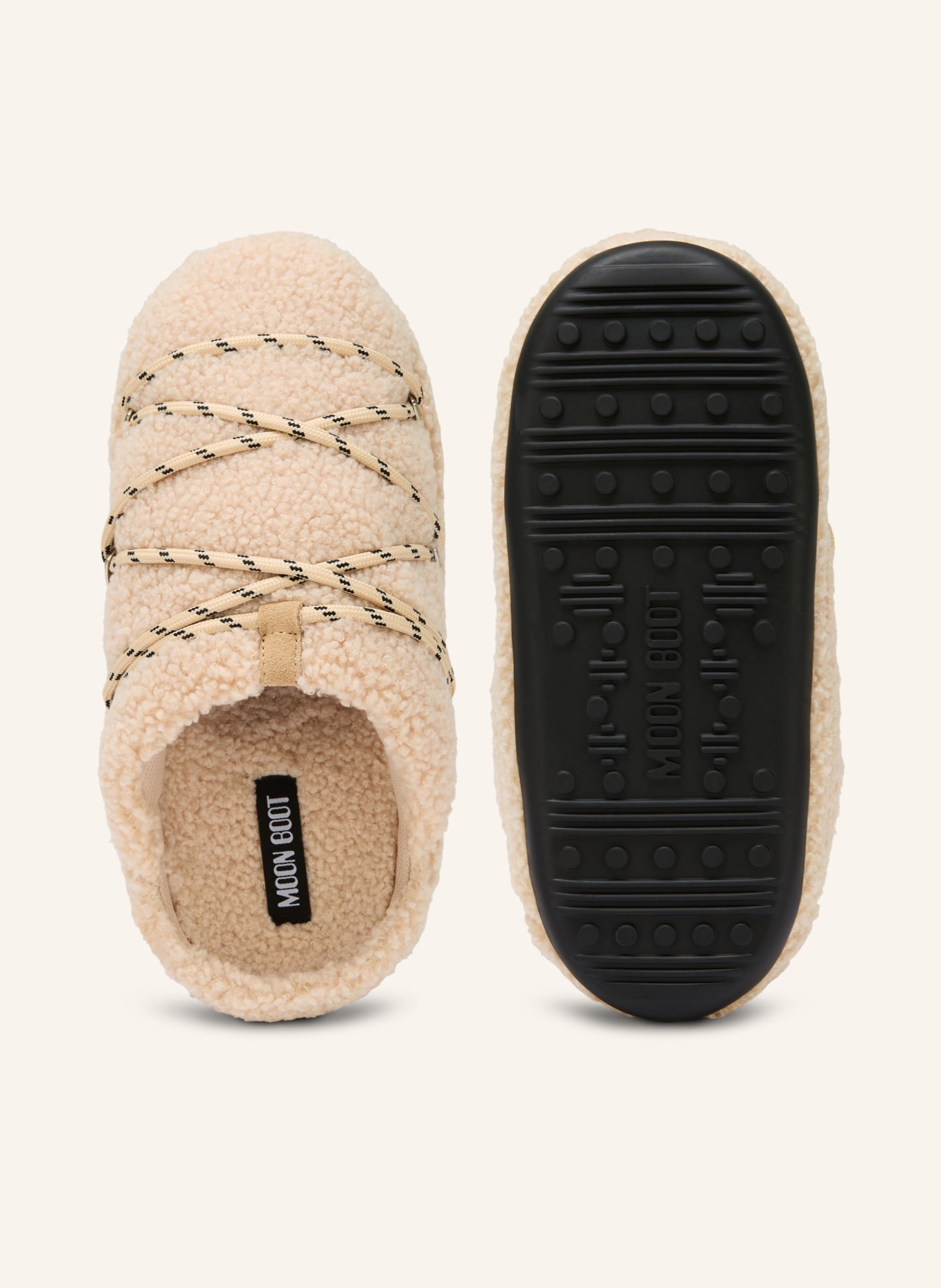 MOON BOOT Moon Boots TEDDY: CREME
