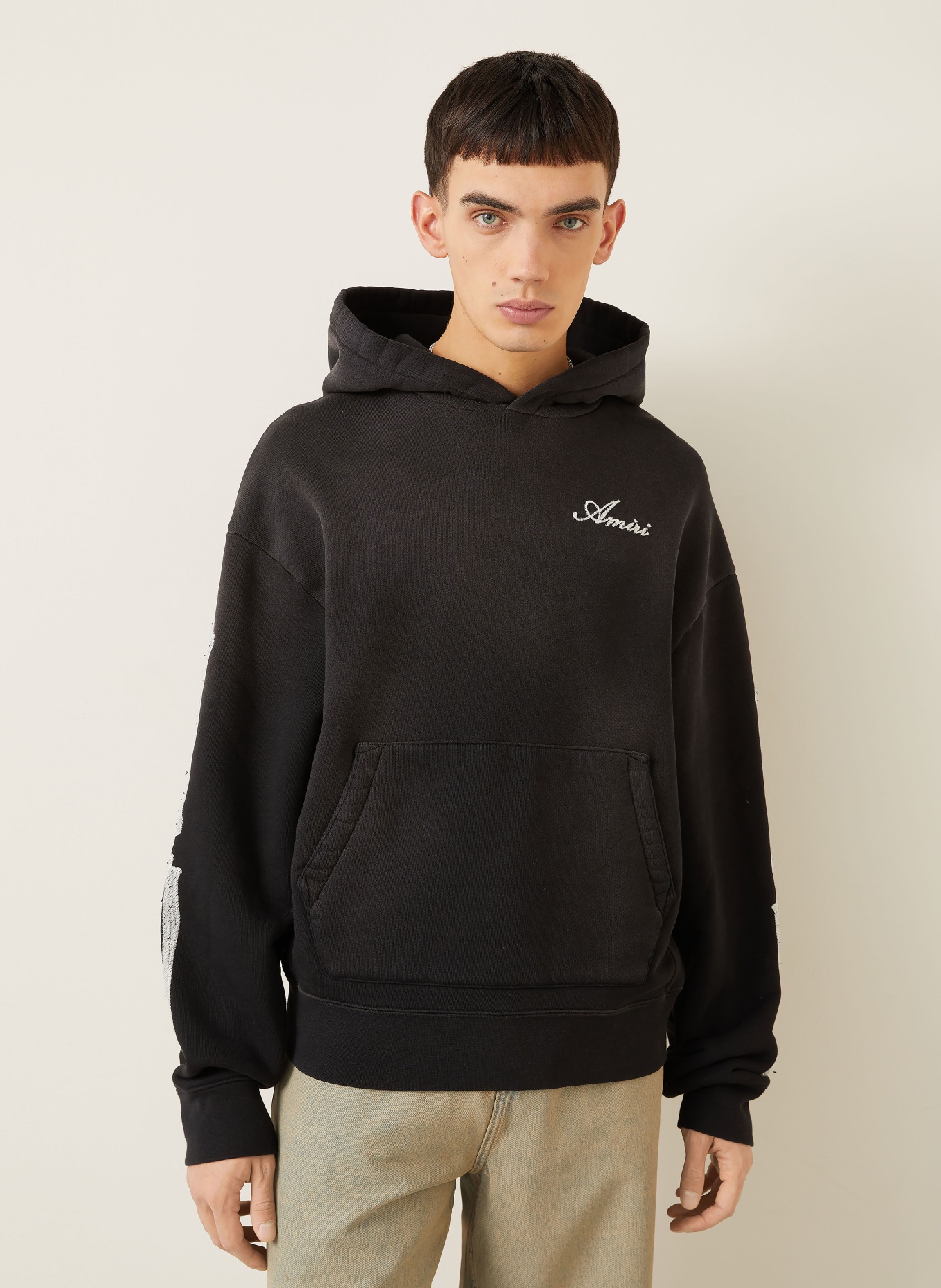 AMIRI Oversized-Hoodie BONES: SCHWARZ