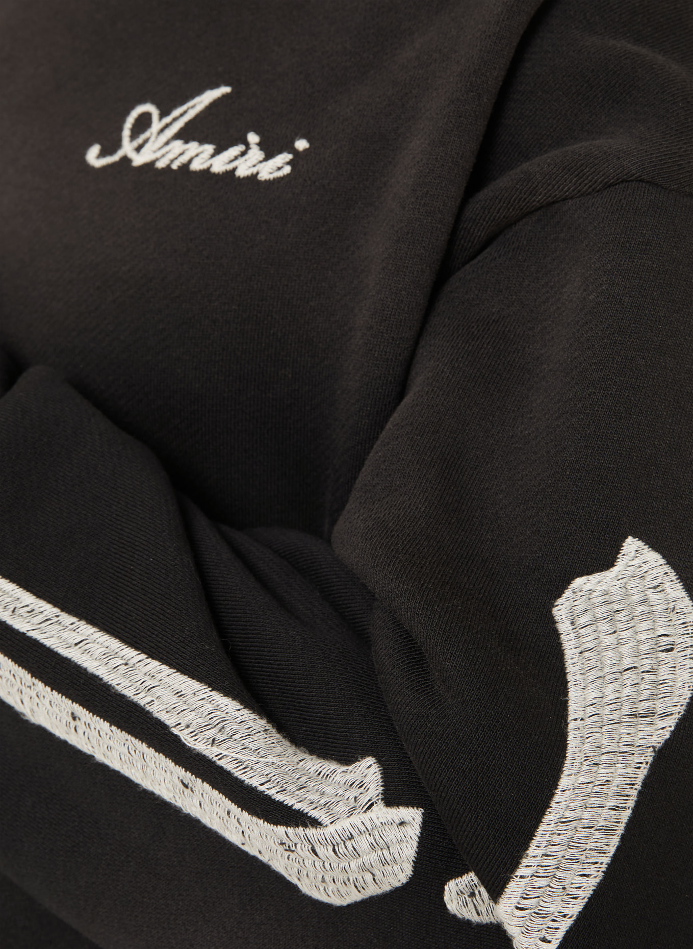 AMIRI Oversized hoodie BONES: BLACK