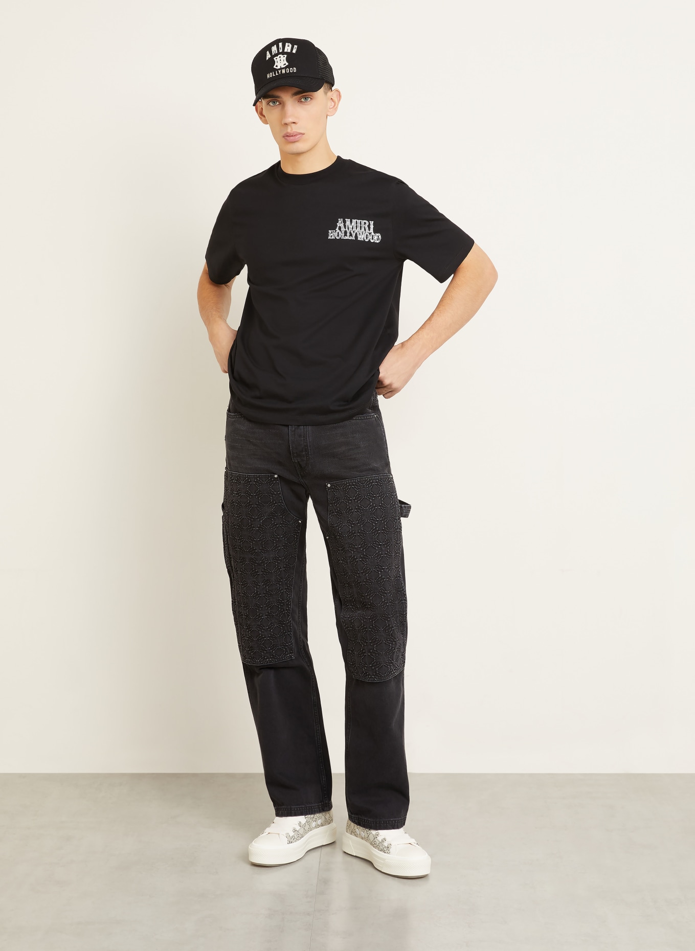 AMIRI T-shirt: BLACK / WHITE