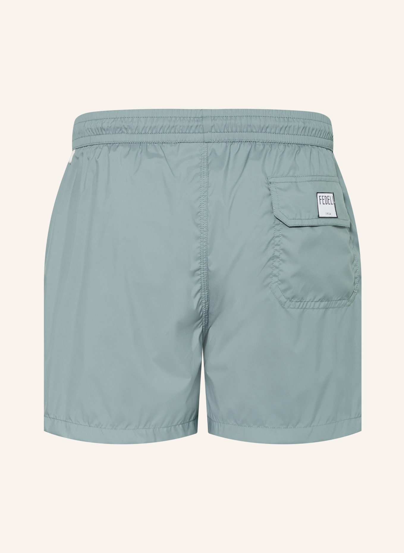 FEDELI Badeshorts MADEIRA: BLAUGRAU