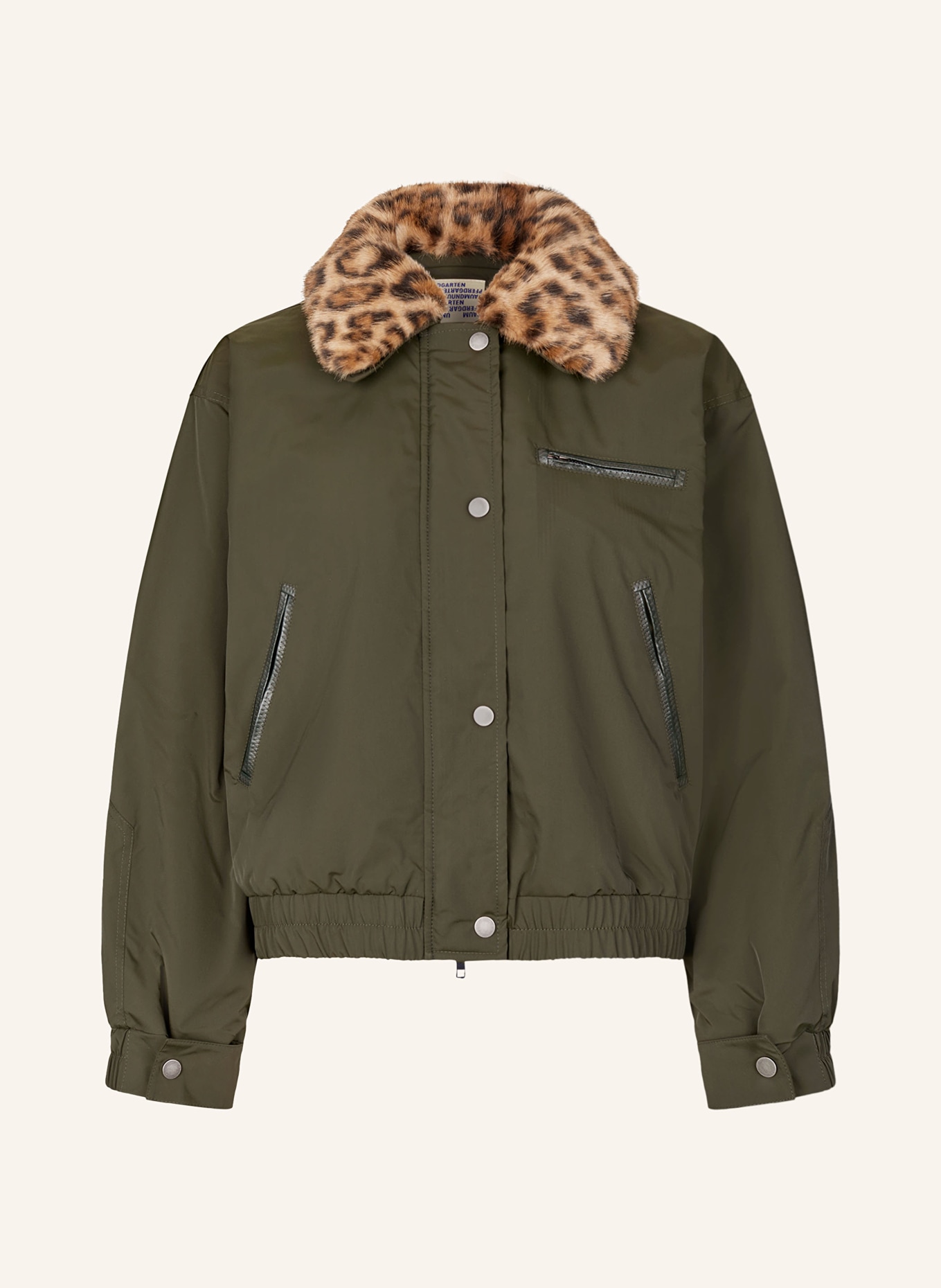 BAUM UND PFERDGARTEN Bunda s umělou kožešinou: TMAVĚ ZELENÁ / TMAVĚ HNĚDÁ / HNĚDÁ