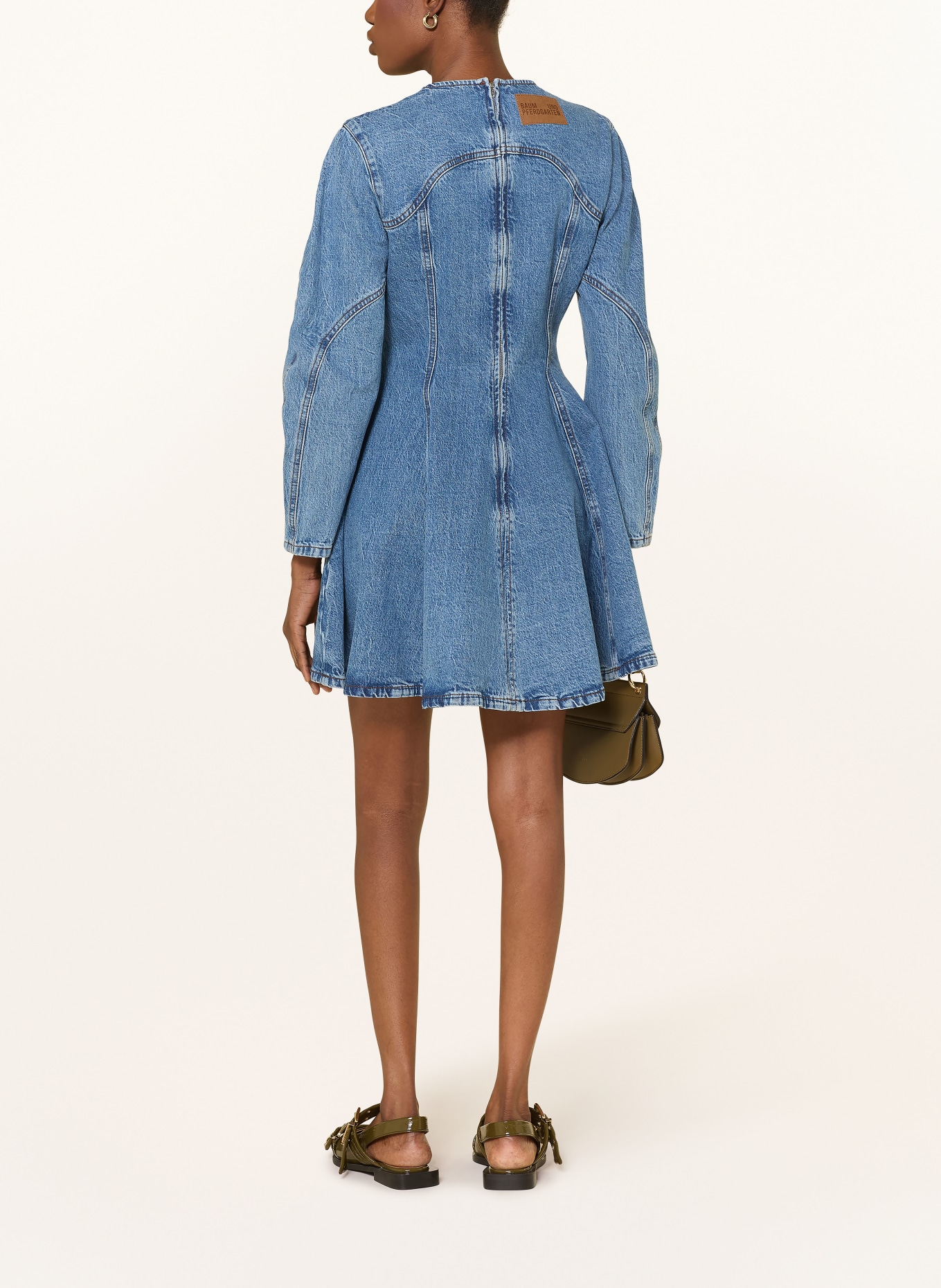 BAUM UND PFERDGARTEN ANEY denim dress: BLUE