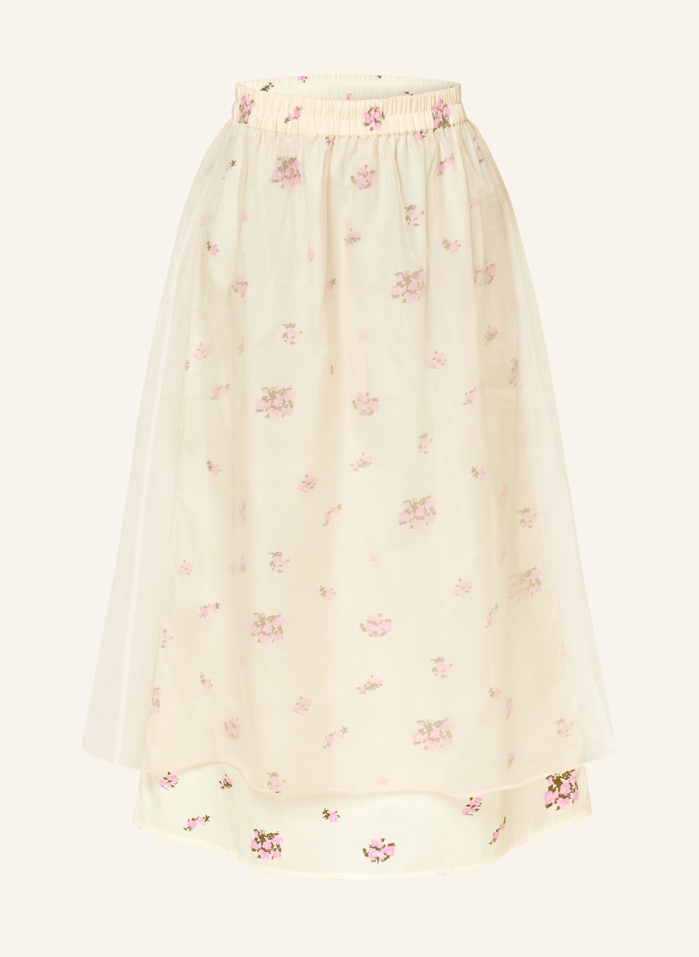 BAUM UND PFERDGARTEN Rock SEVARI: CREME / PINK / GRÜN