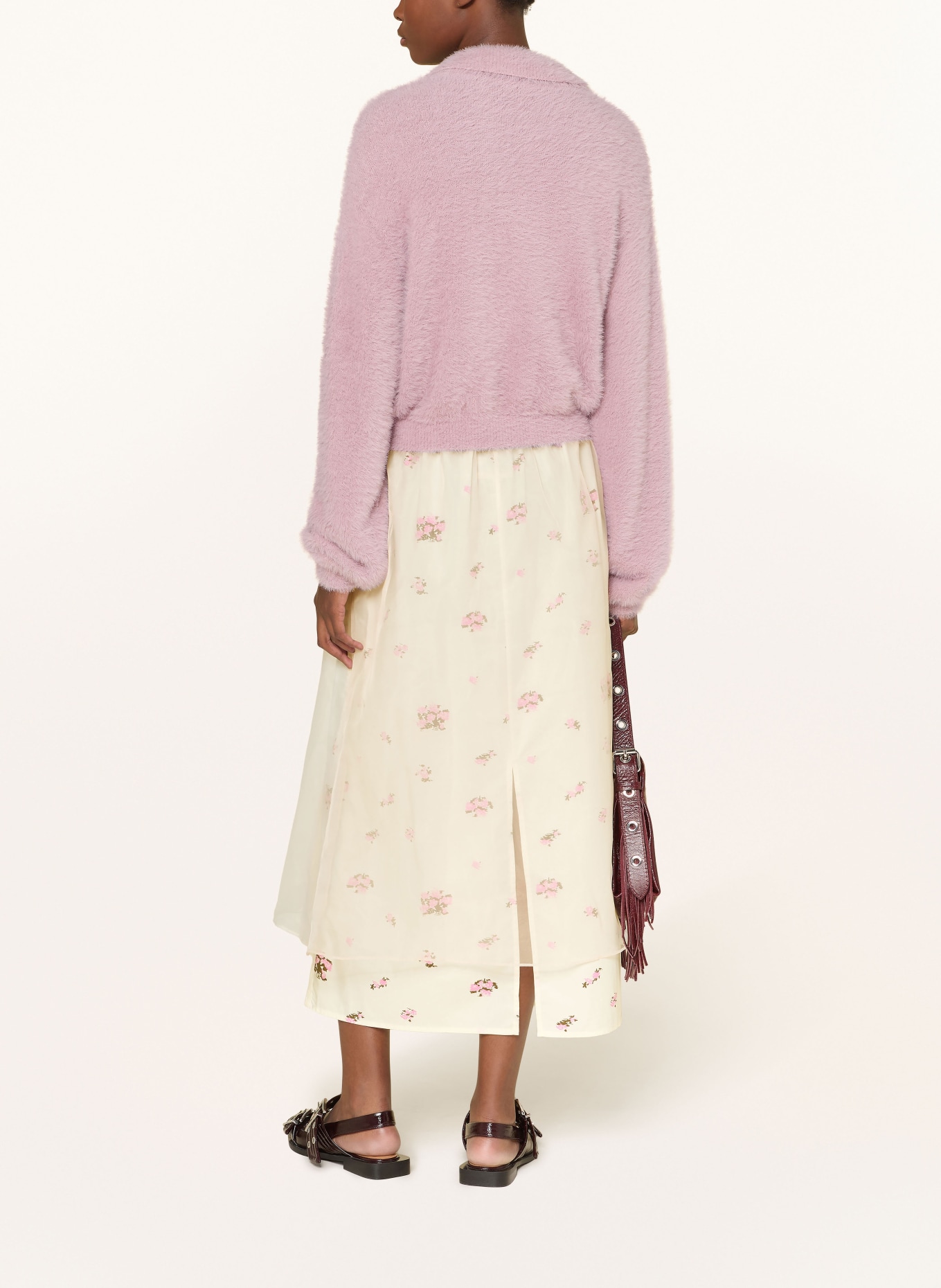 BAUM UND PFERDGARTEN Rock SEVARI: CREME / PINK / GRÜN