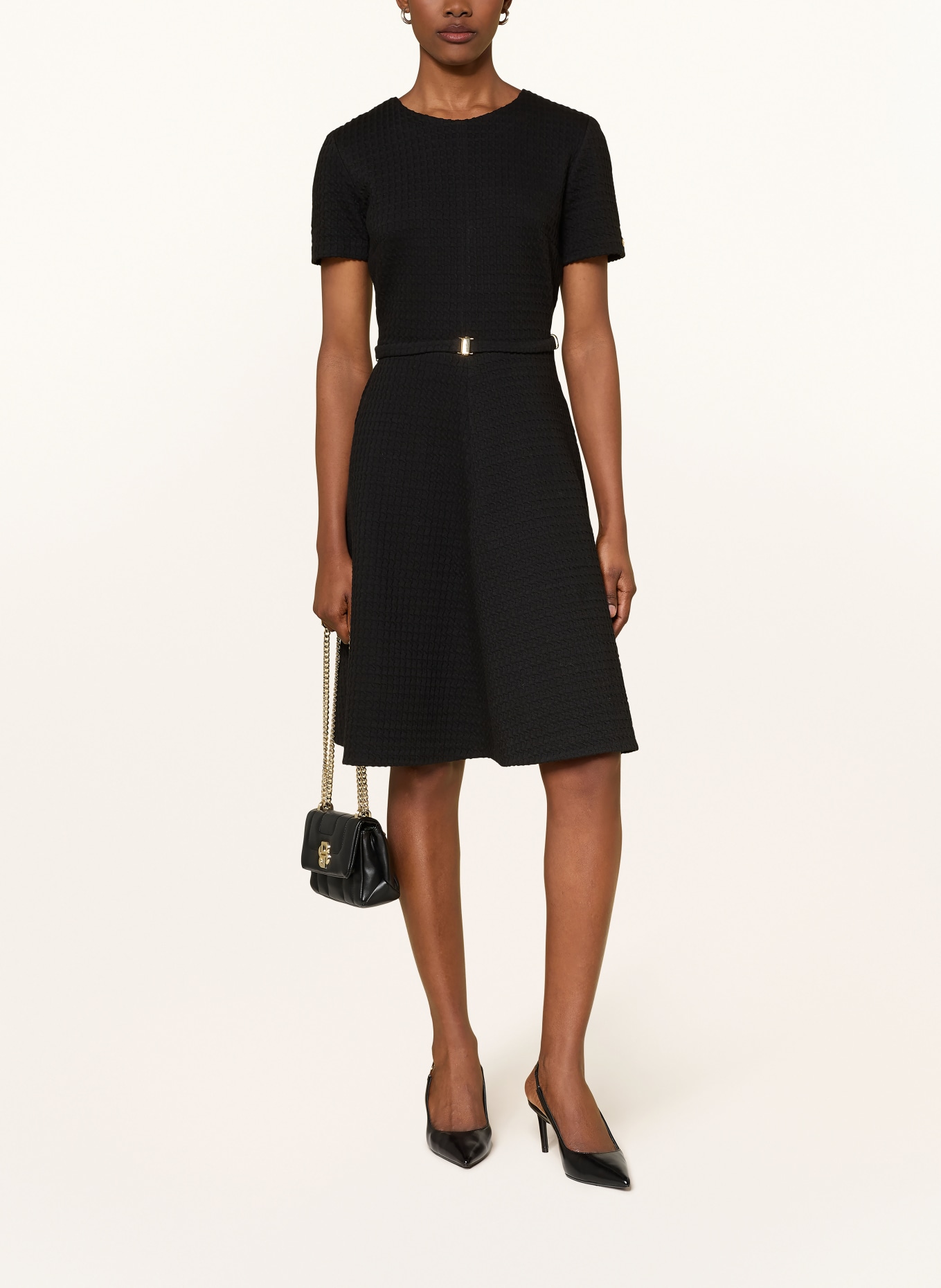 MARC CAIN sheath dress: 900 BLACK