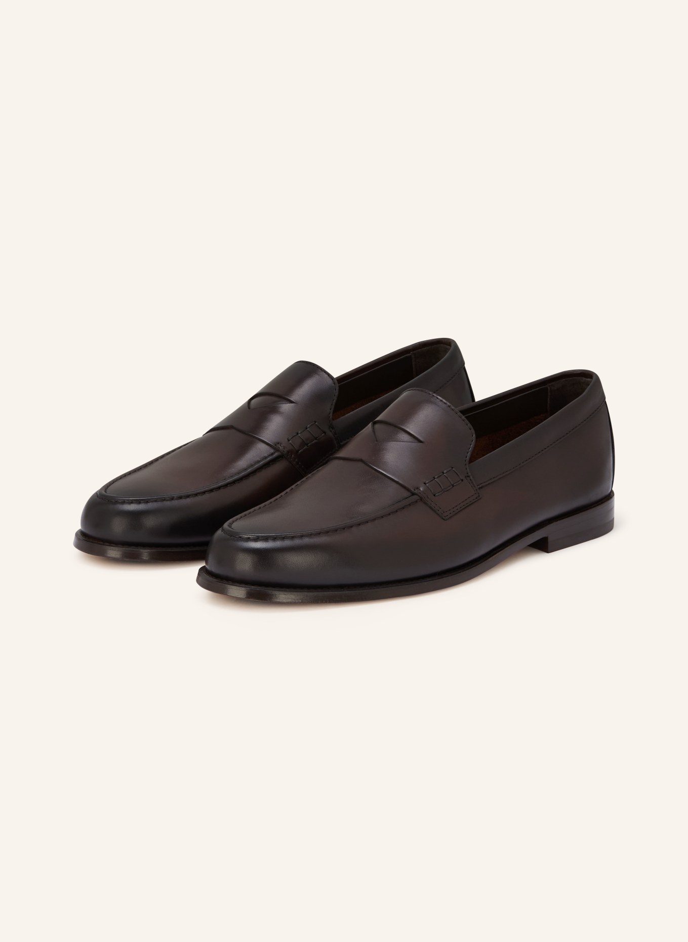 DOUCAL'S Penny-Loafer: DUNKELBRAUN