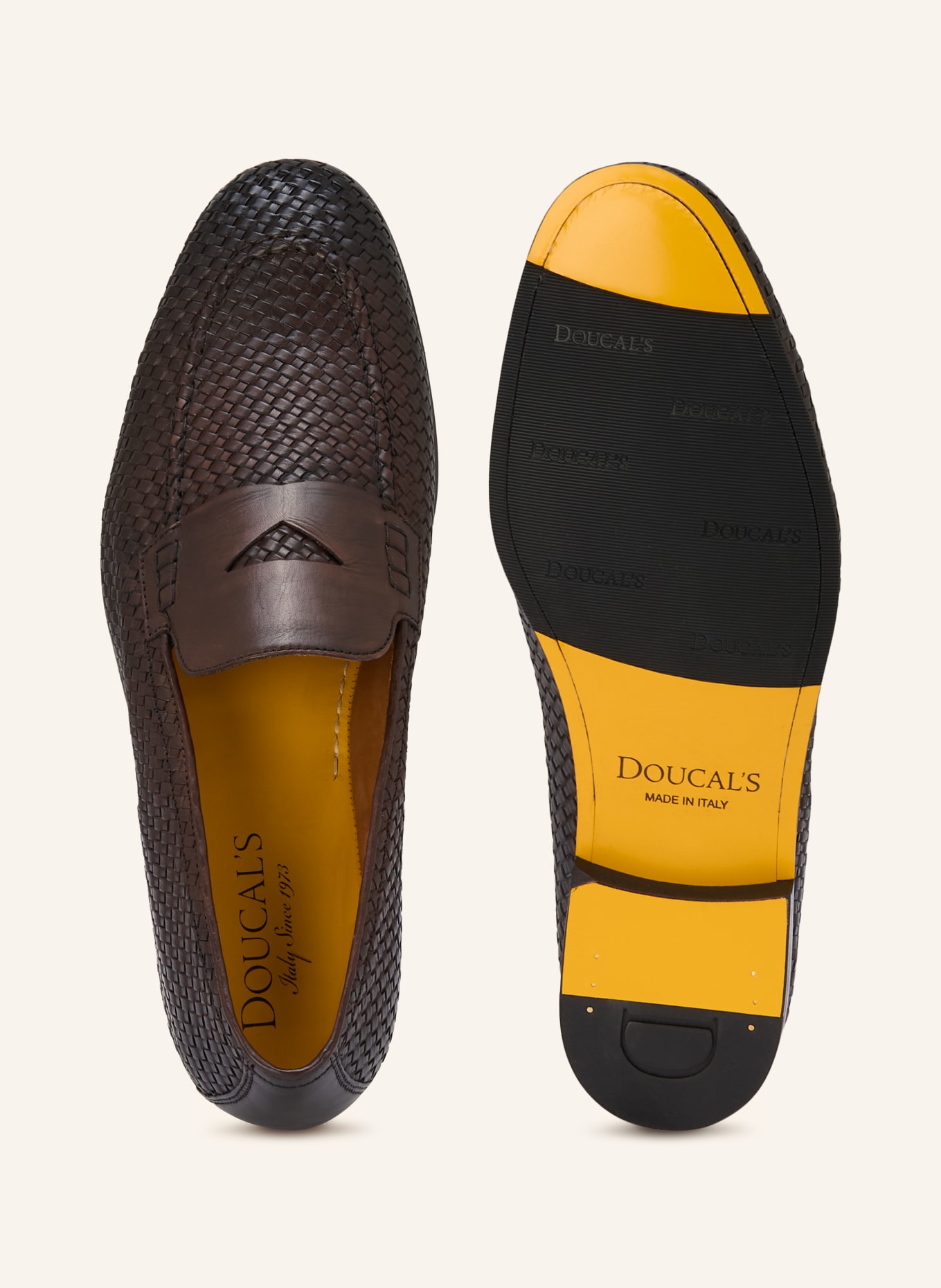 DOUCAL'S Penny-Loafer: DUNKELBRAUN