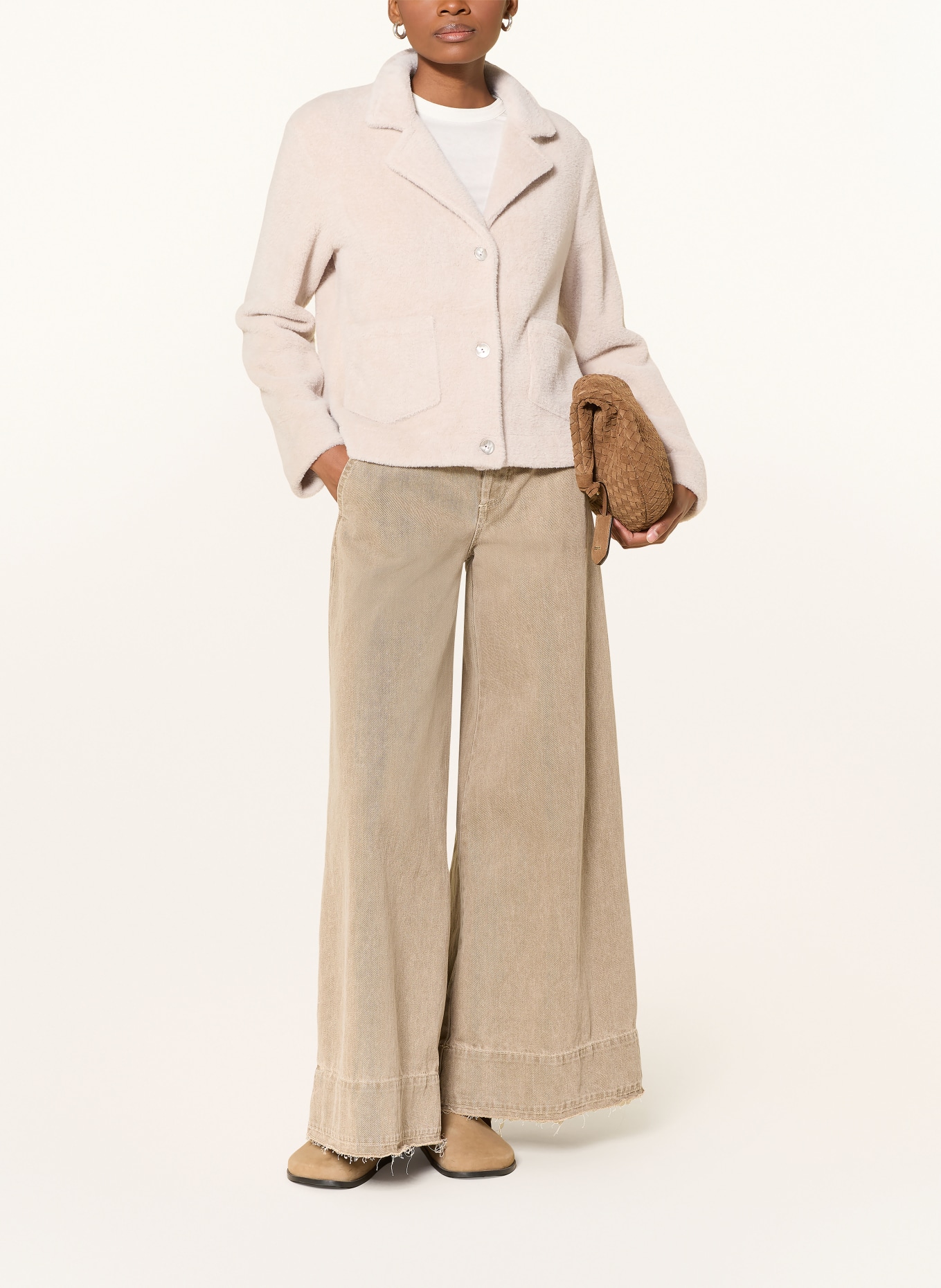 RINO & PELLE Sweter BOBIEN: JASNOCZARY