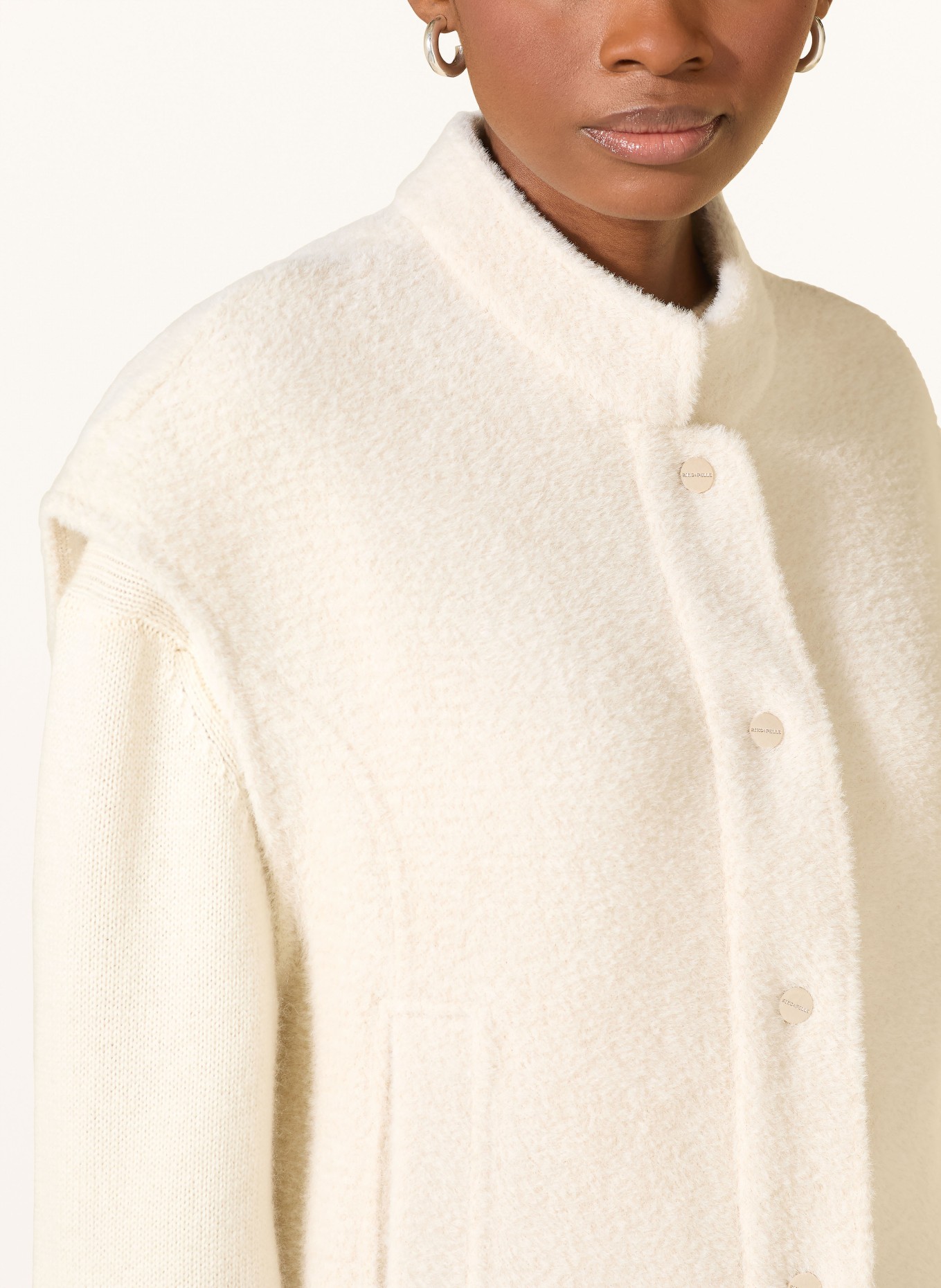 RINO & PELLE TEUNTJE knitted vest: LIGHT BROWN