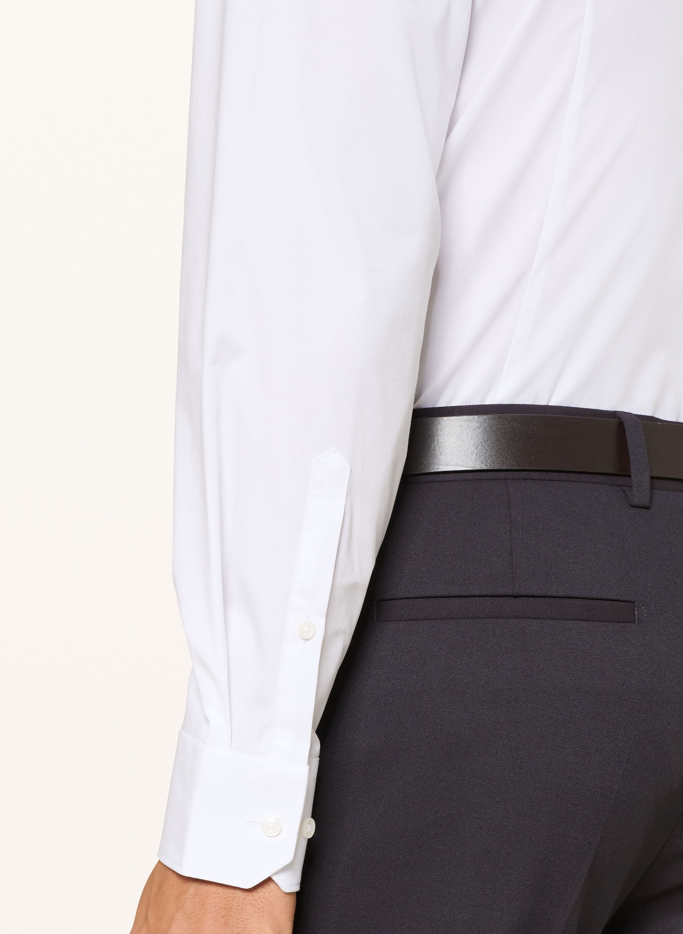 PAUL Shaped Fit Shirt: WHITE