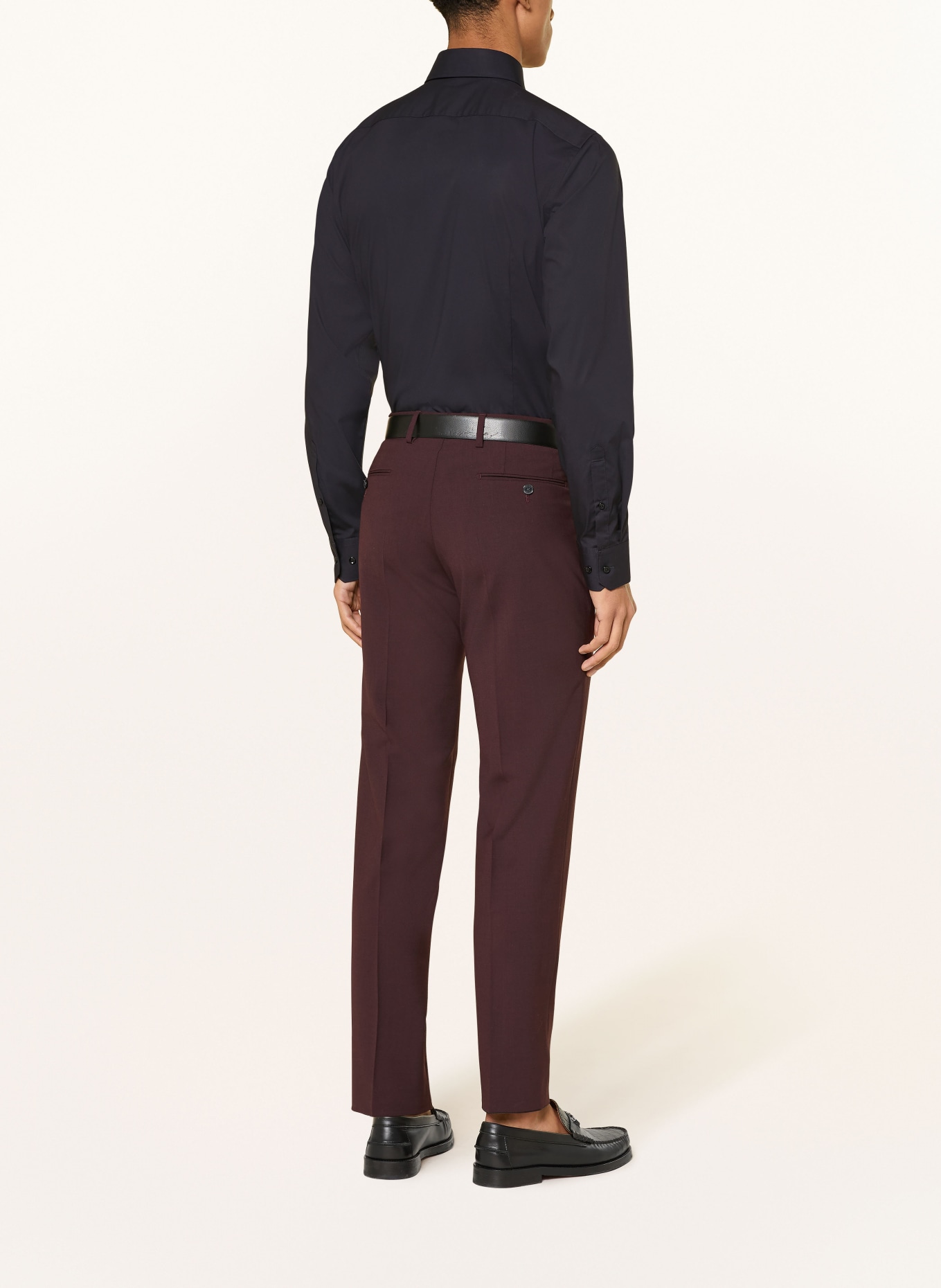 PAUL Shaped Fit Shirt: BLACK