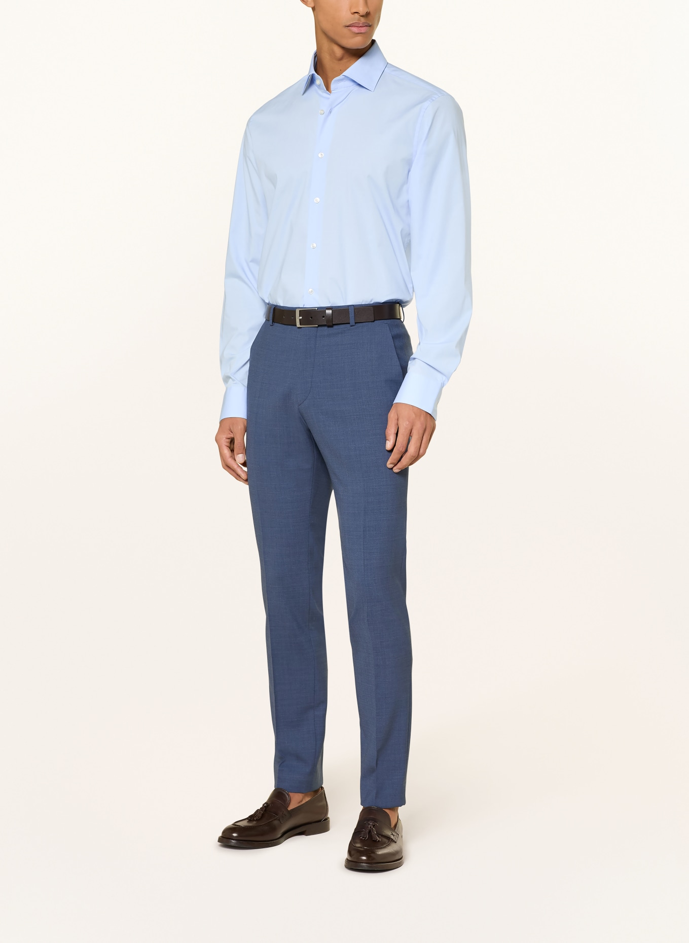 PAUL Koszula o kroju dopasowanym: JASNONIEBIESKI