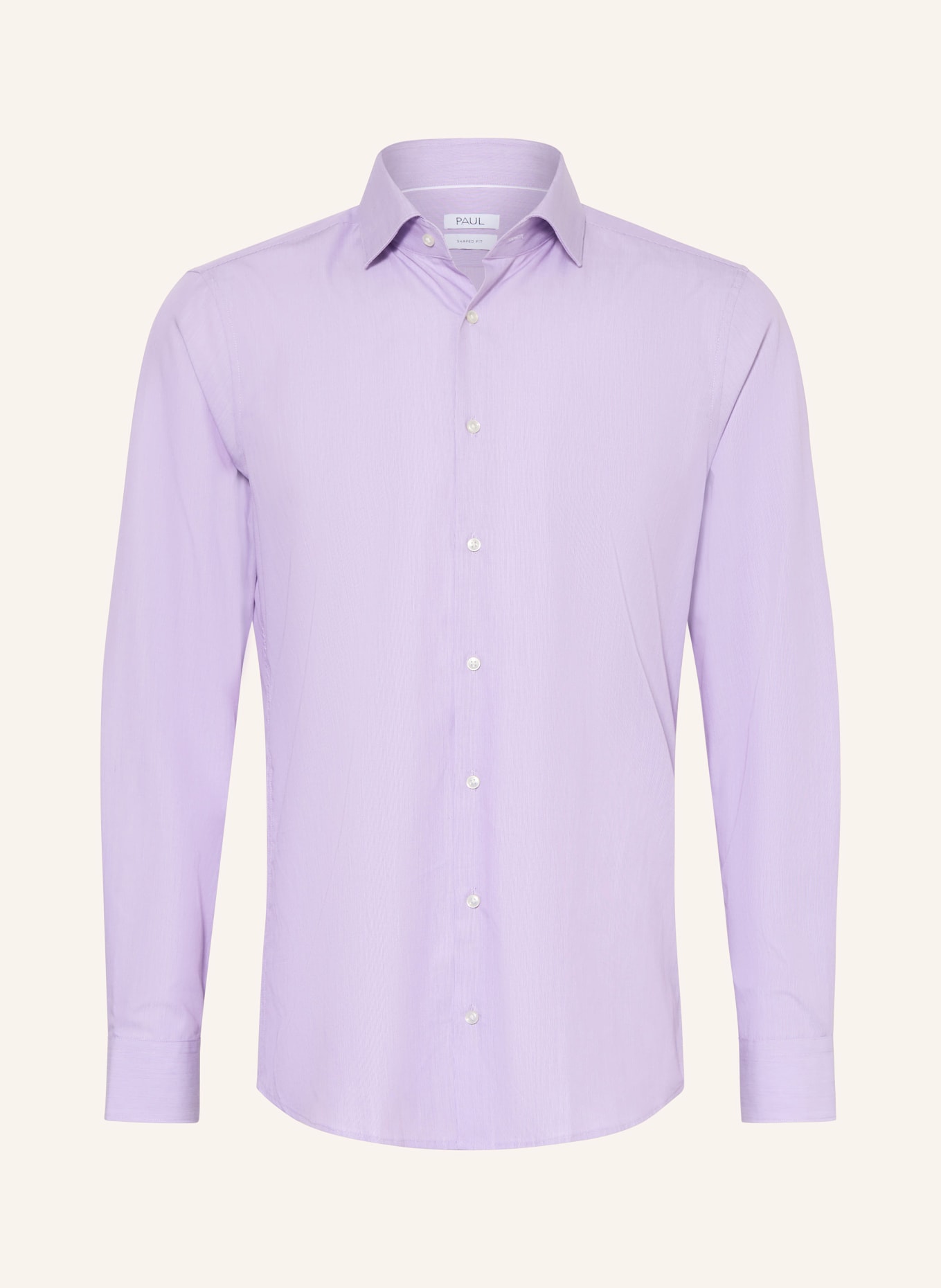 PAUL Shaped Fit Shirt: LIGHT PURPLE