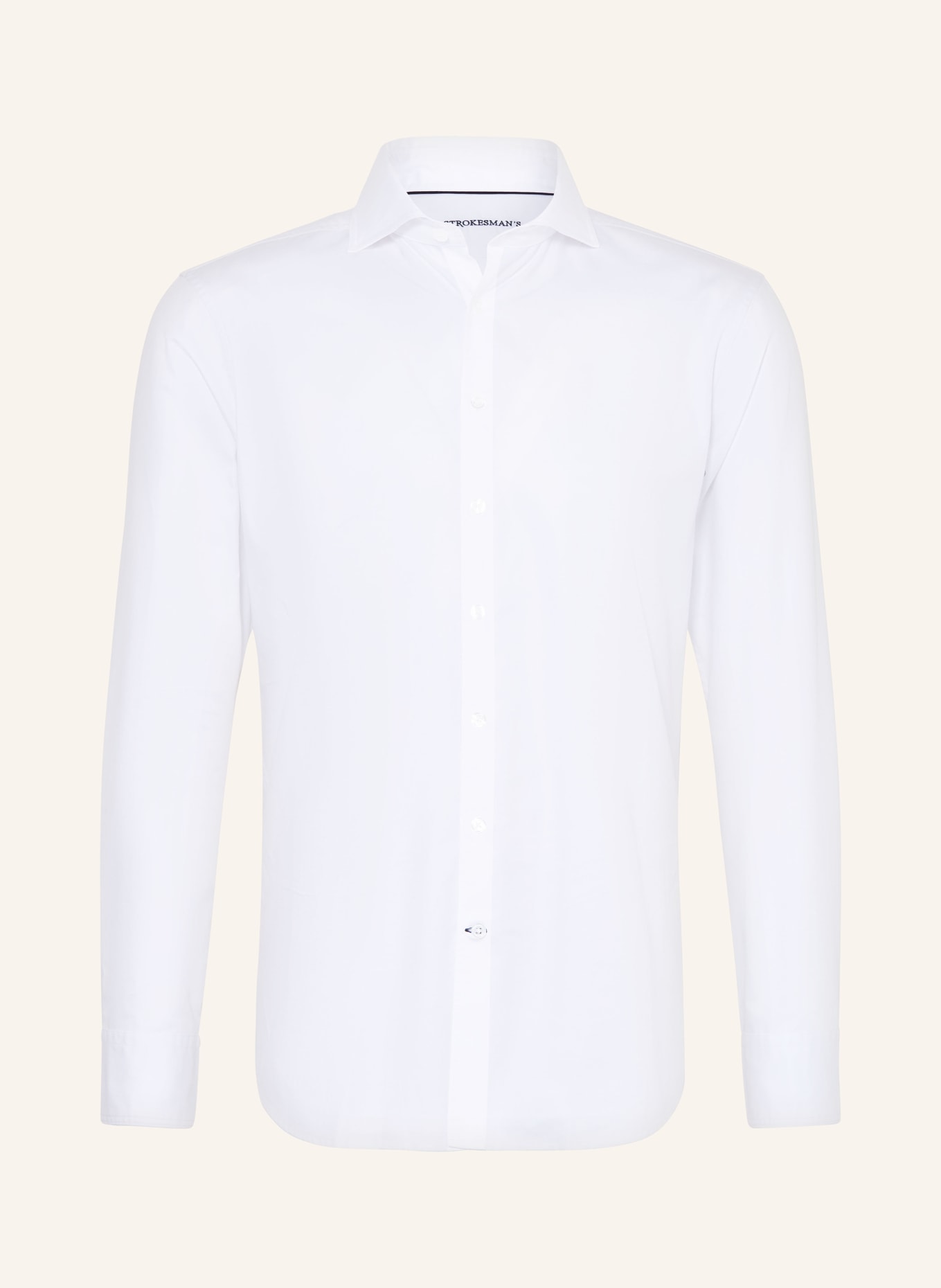 STROKESMAN'S Regular fit shirt: WHITE