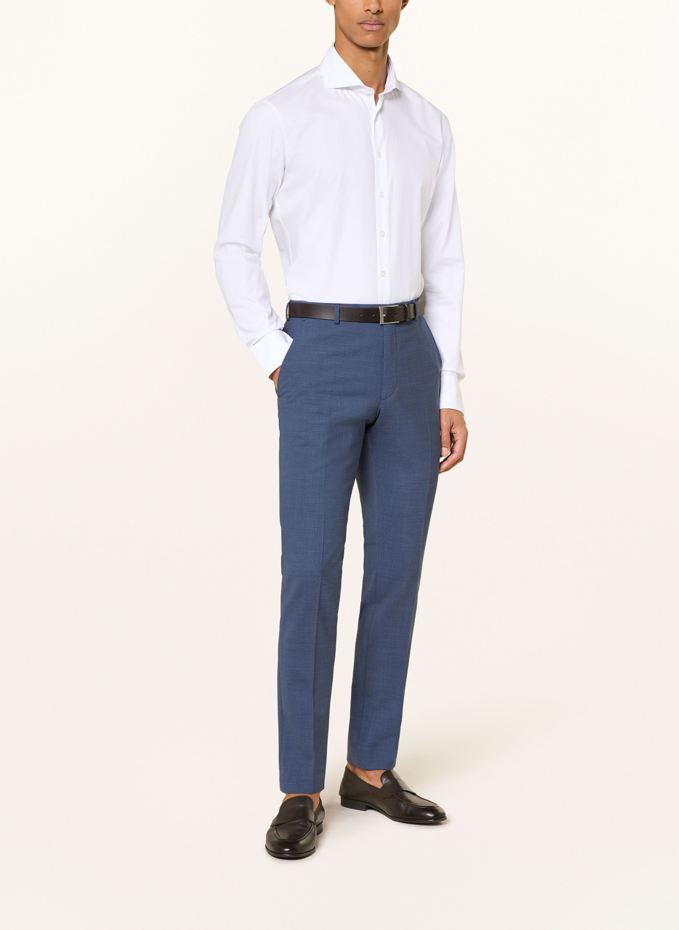 STROKESMAN'S Regular fit shirt: WHITE