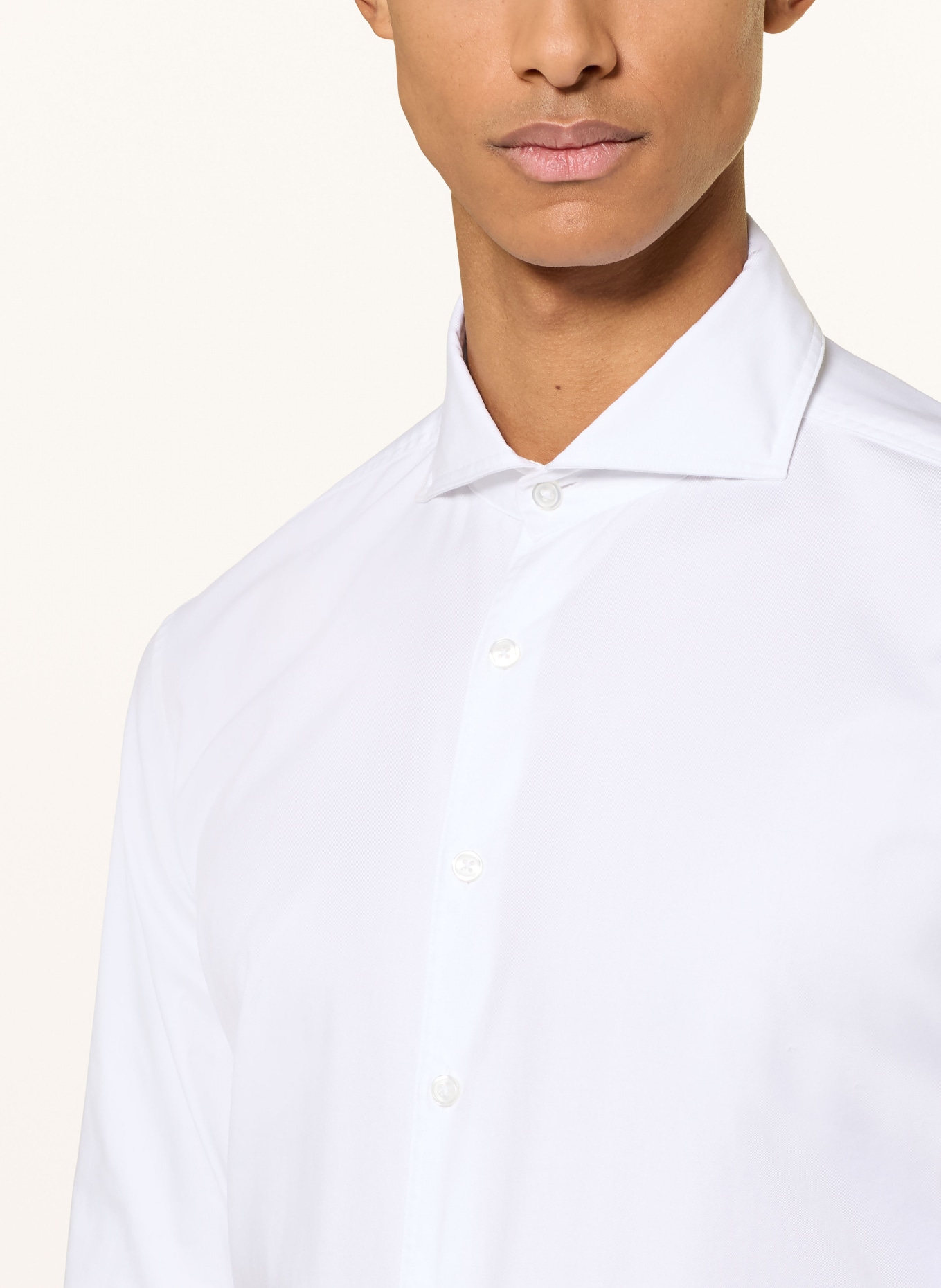STROKESMAN'S Regular fit shirt: WHITE