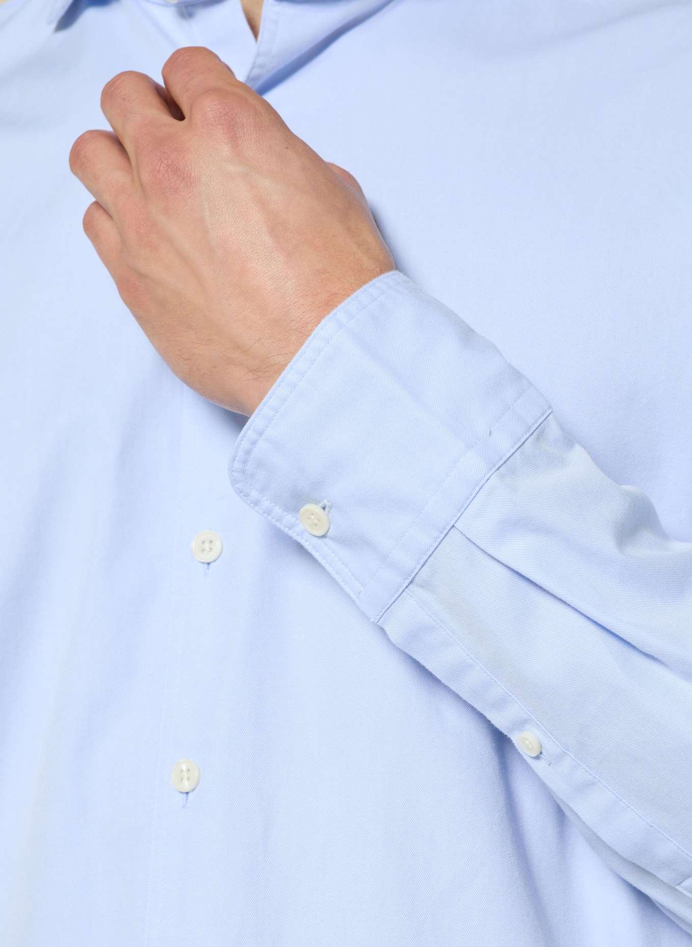 STROKESMAN'S Regular fit shirt: LIGHT BLUE