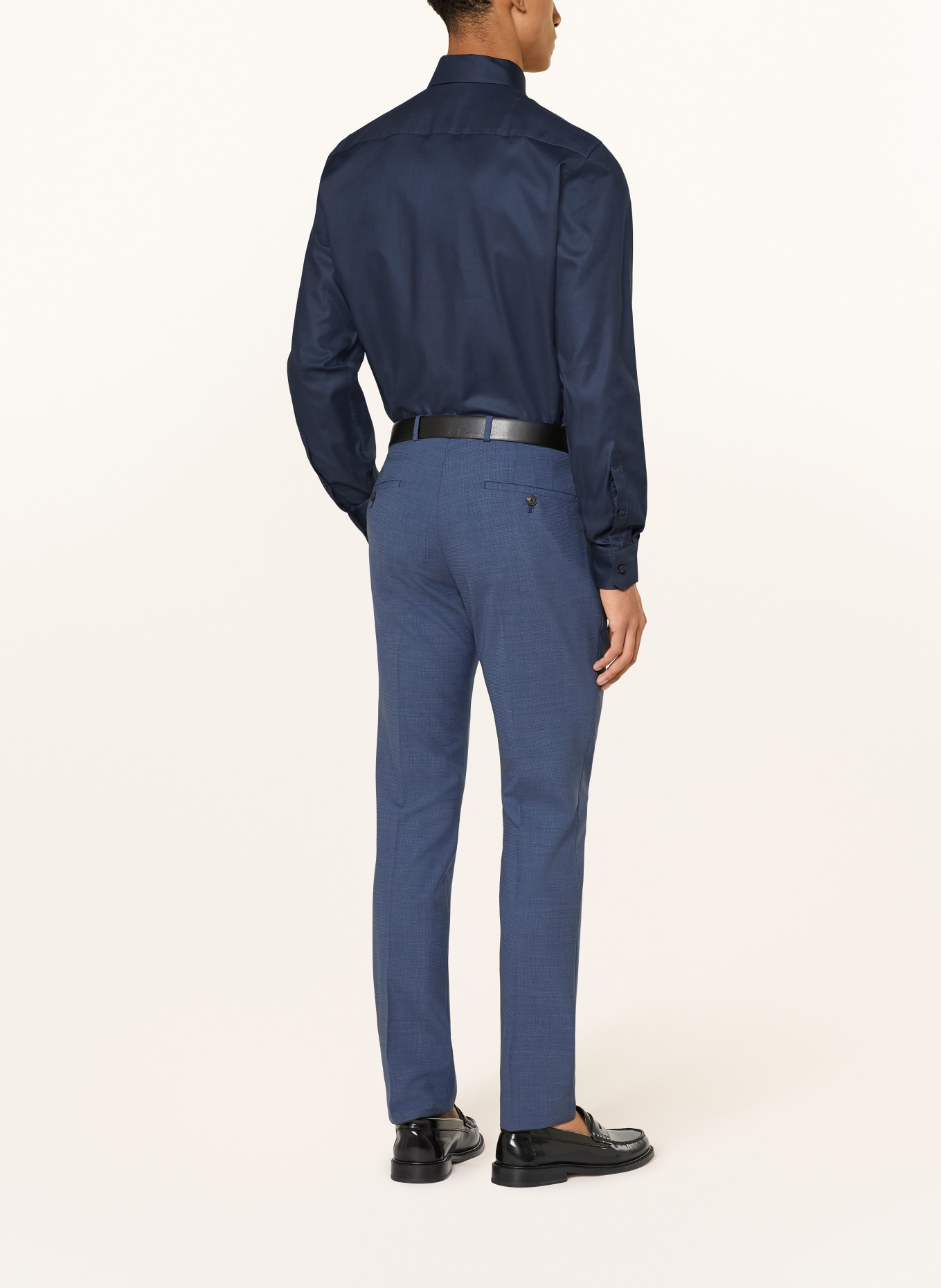 PAUL Shaped Fit Shirt: DARK BLUE