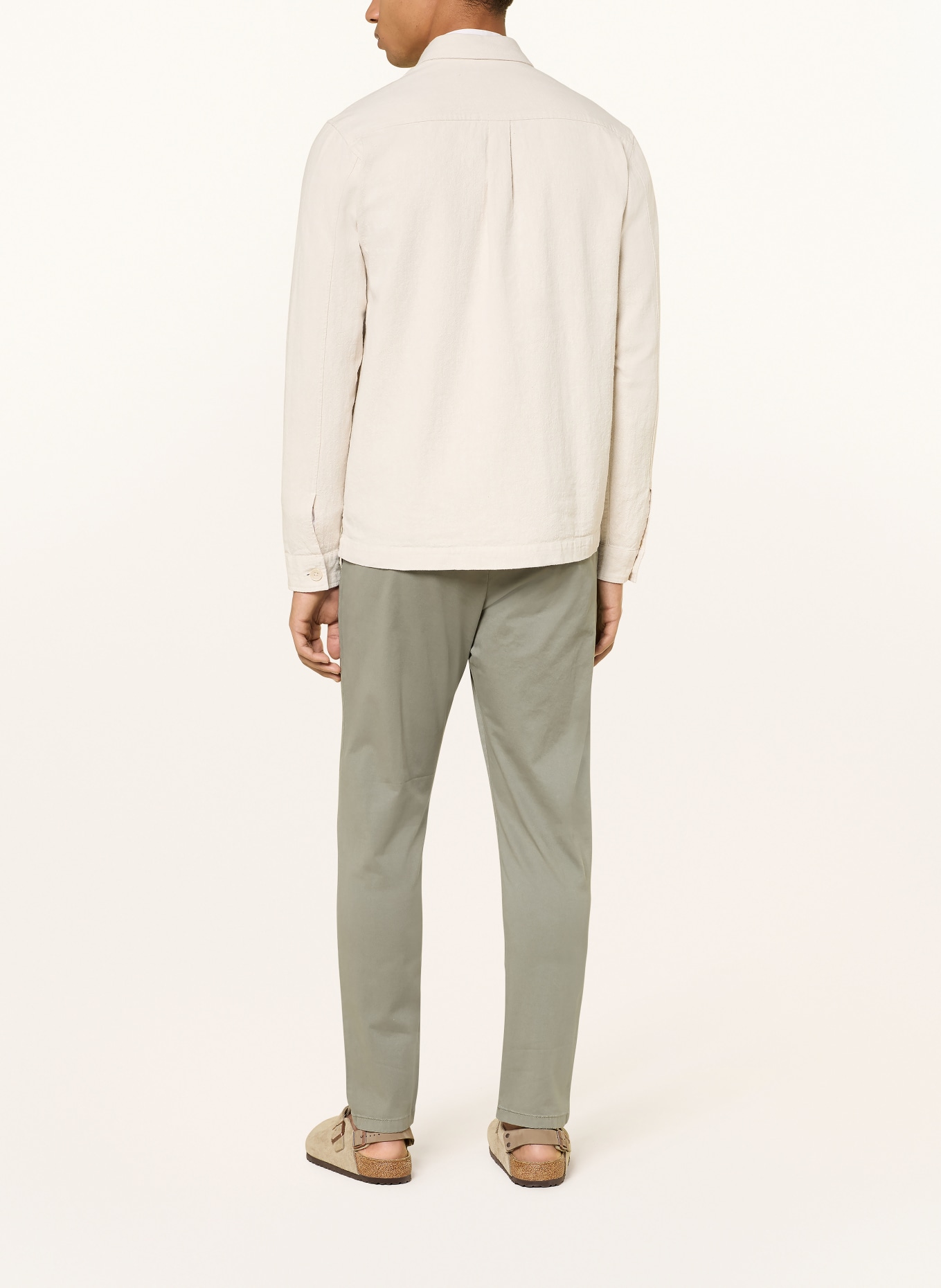 PAUL Overjacket mit Leinen: ECRU