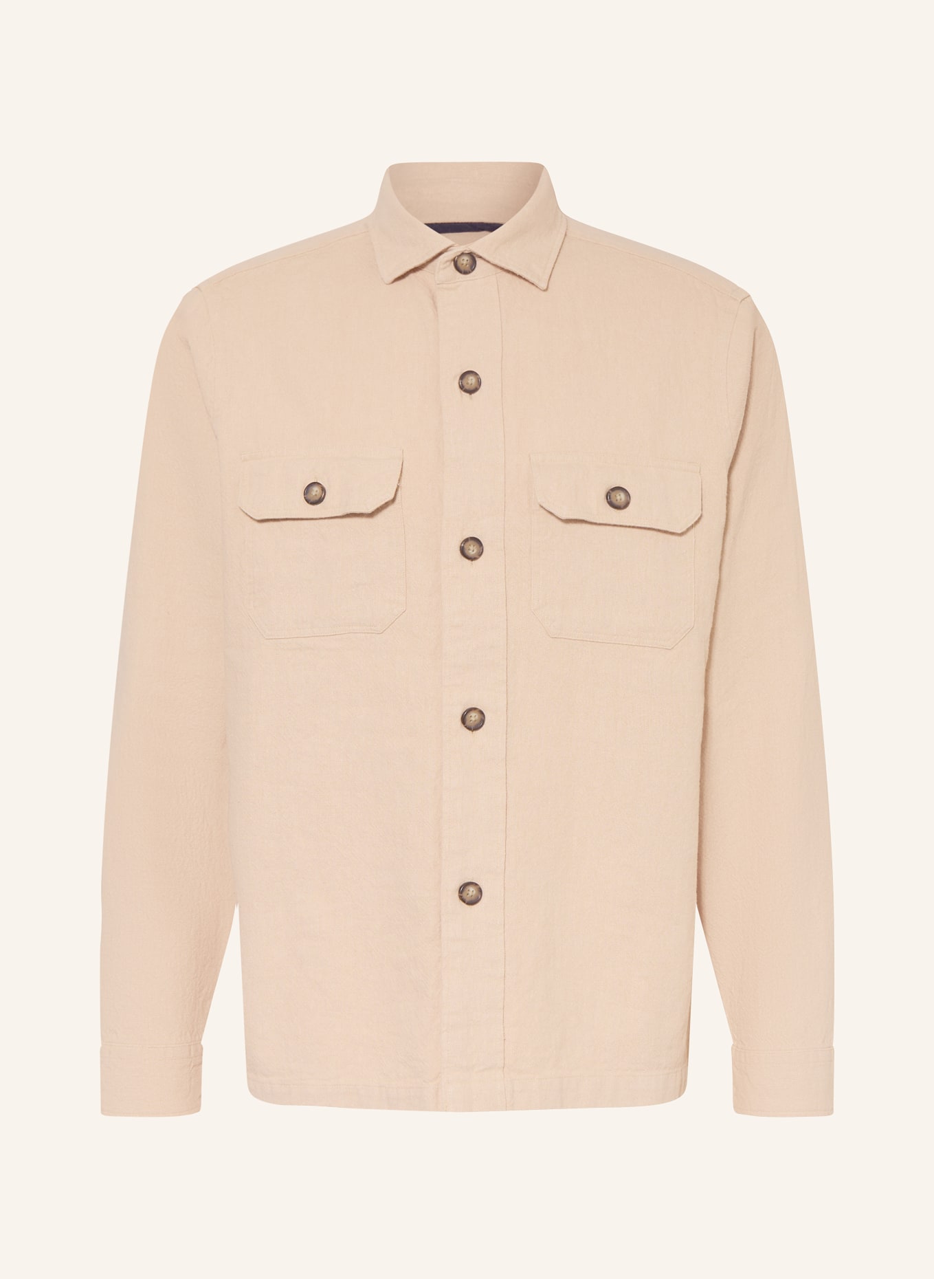STROKESMAN'S Overshirt: BEIGE