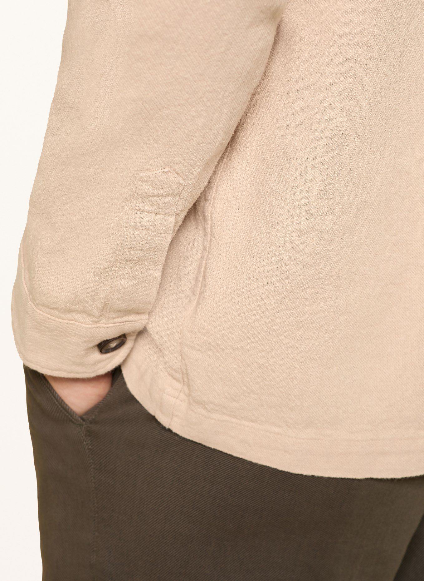 STROKESMAN'S Overshirt: BEIGE