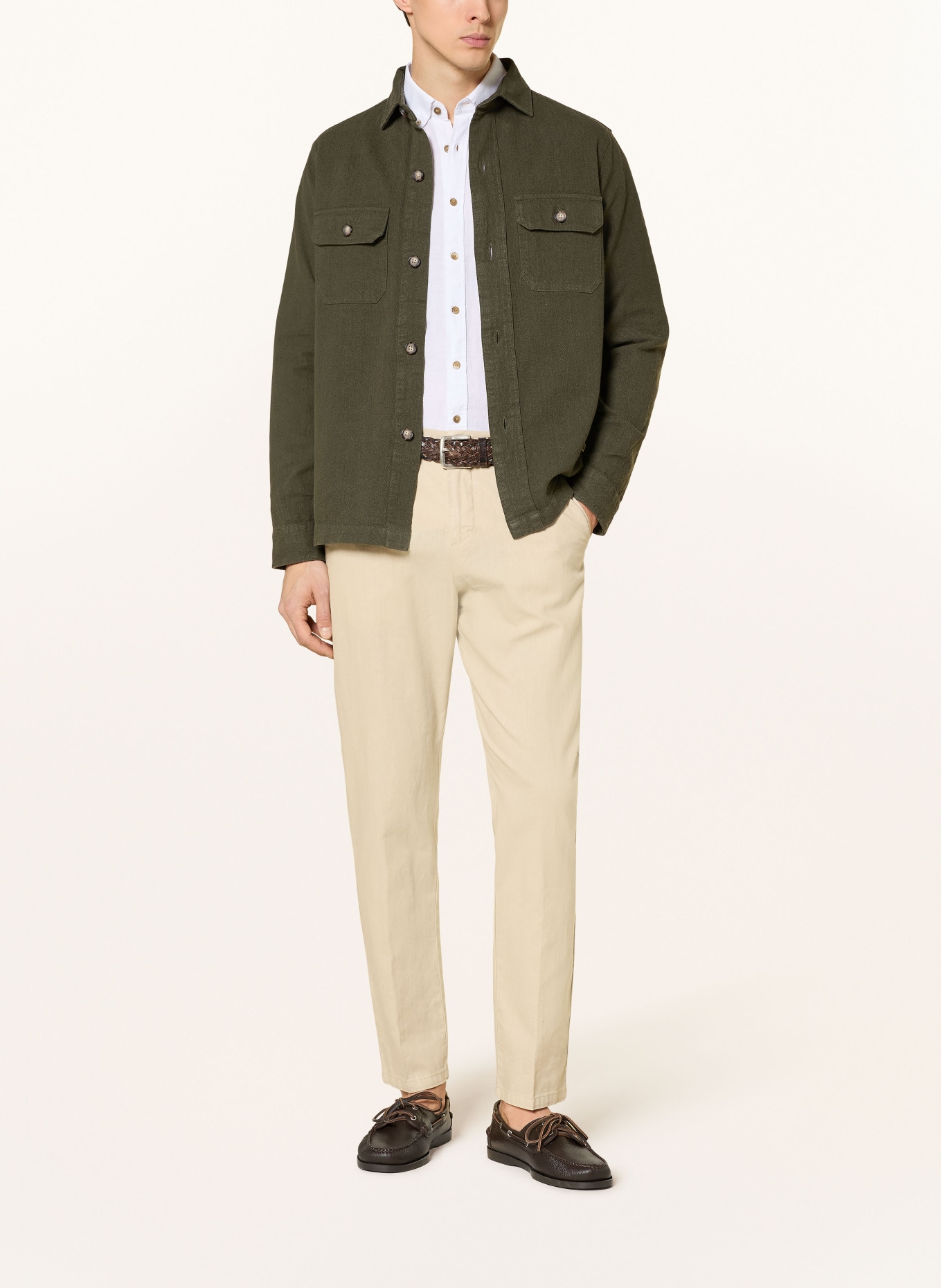 STROKESMAN'S Overshirt: KHAKI