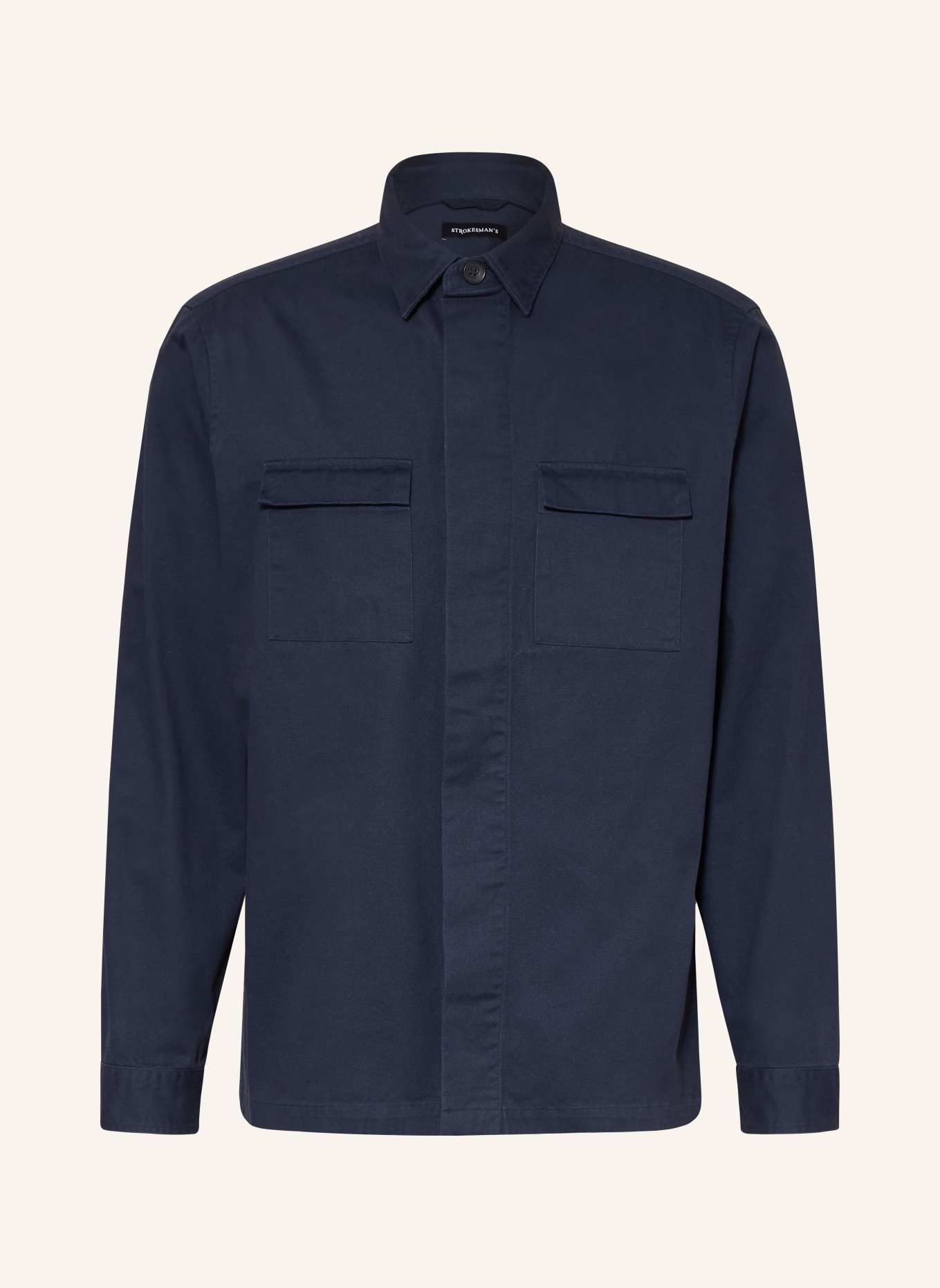 STROKESMAN'S Overshirt: DUNKELBLAU
