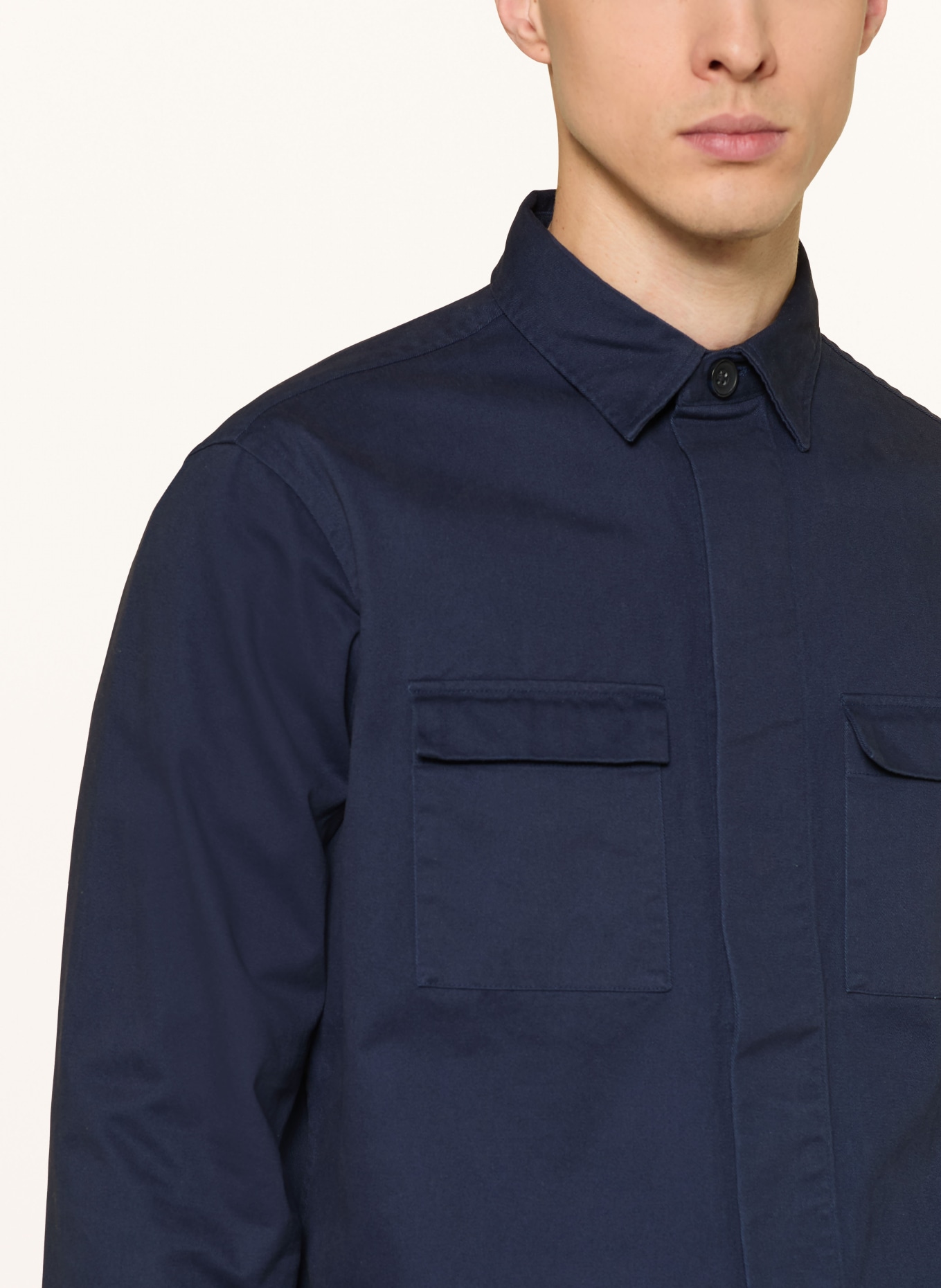 STROKESMAN'S Overshirt: DUNKELBLAU