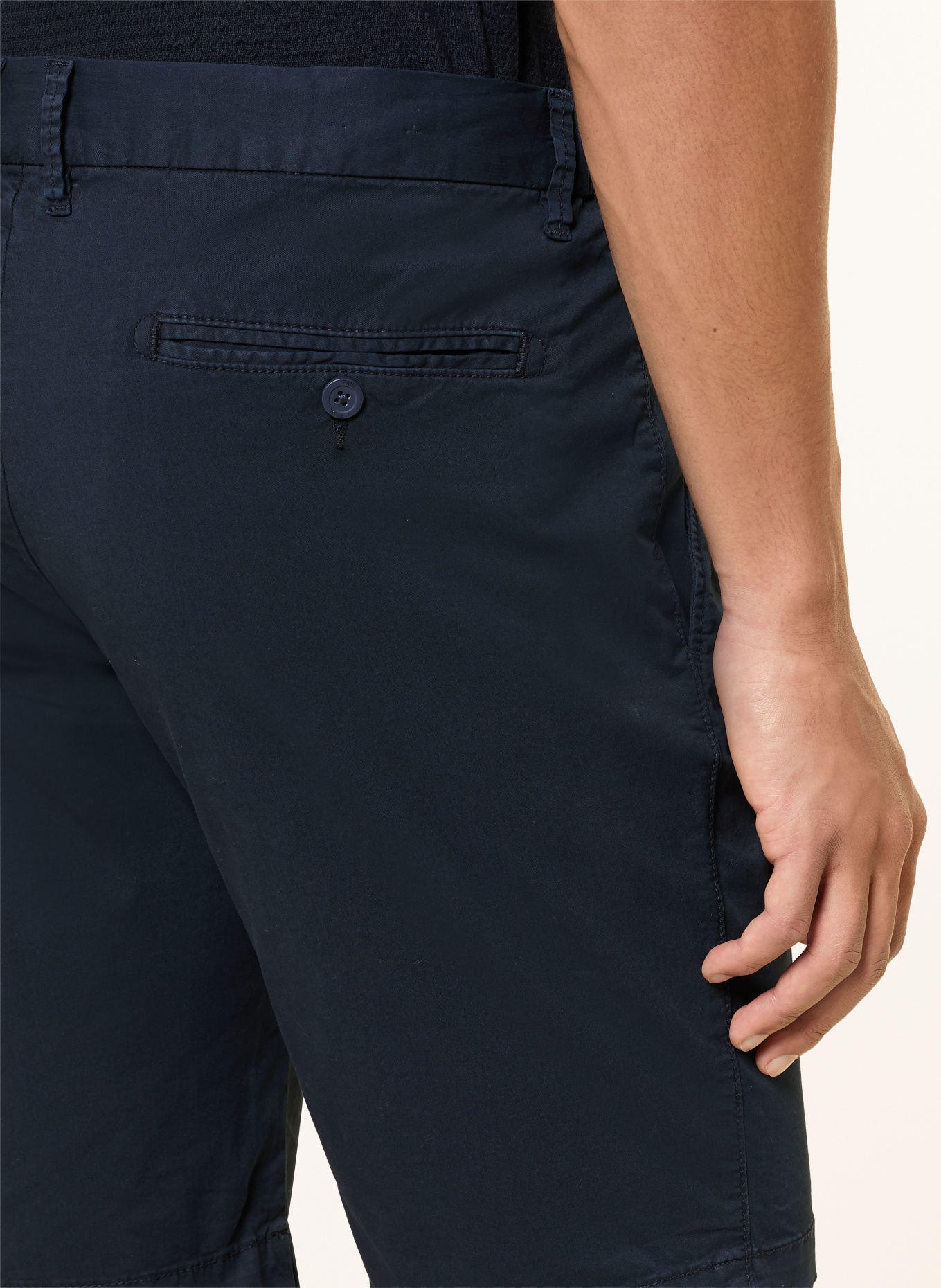 PAUL Chinoshorts Comfort Fit: DUNKELBLAU