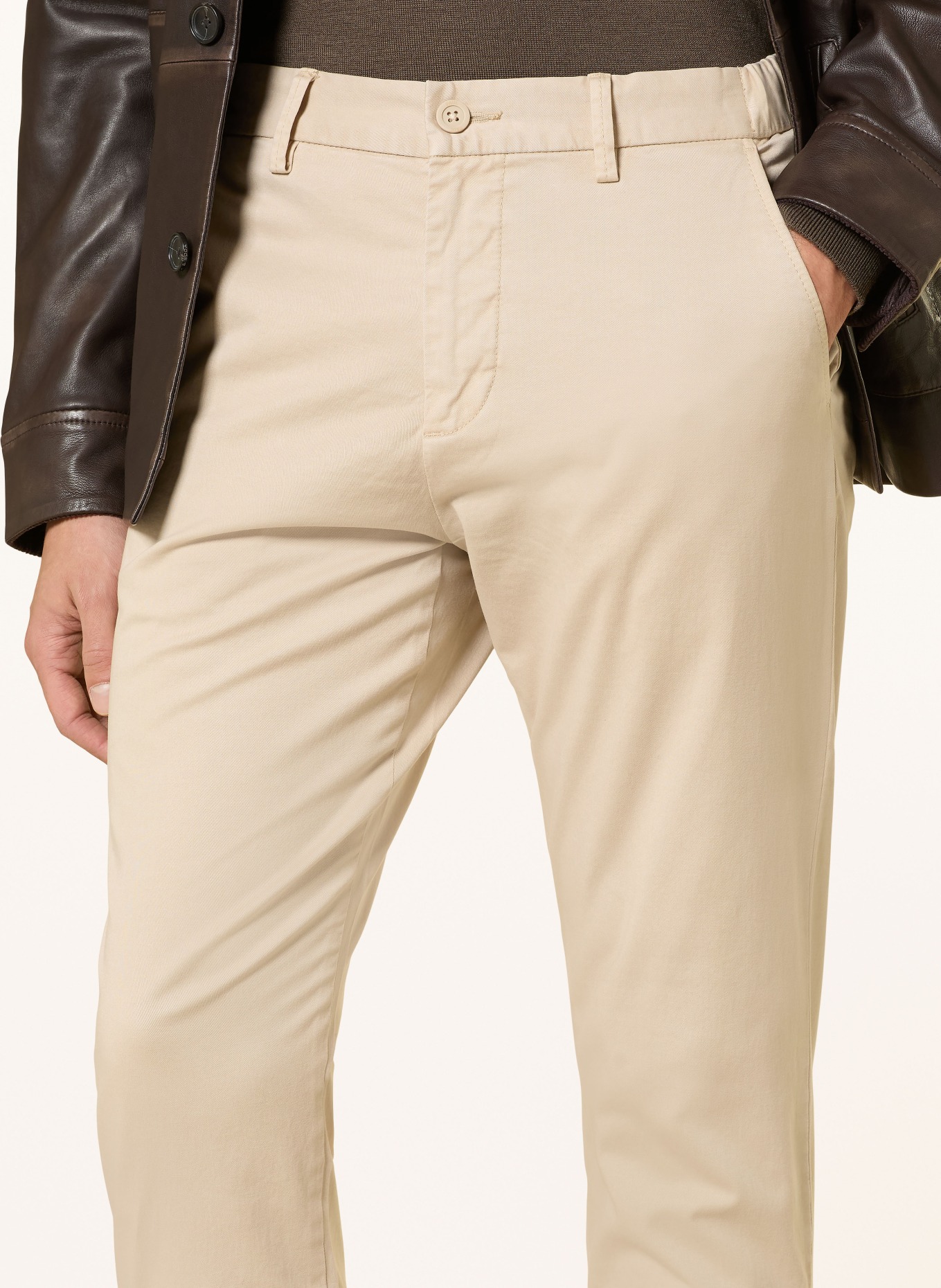 PAUL Chino Regular Fit: CREME