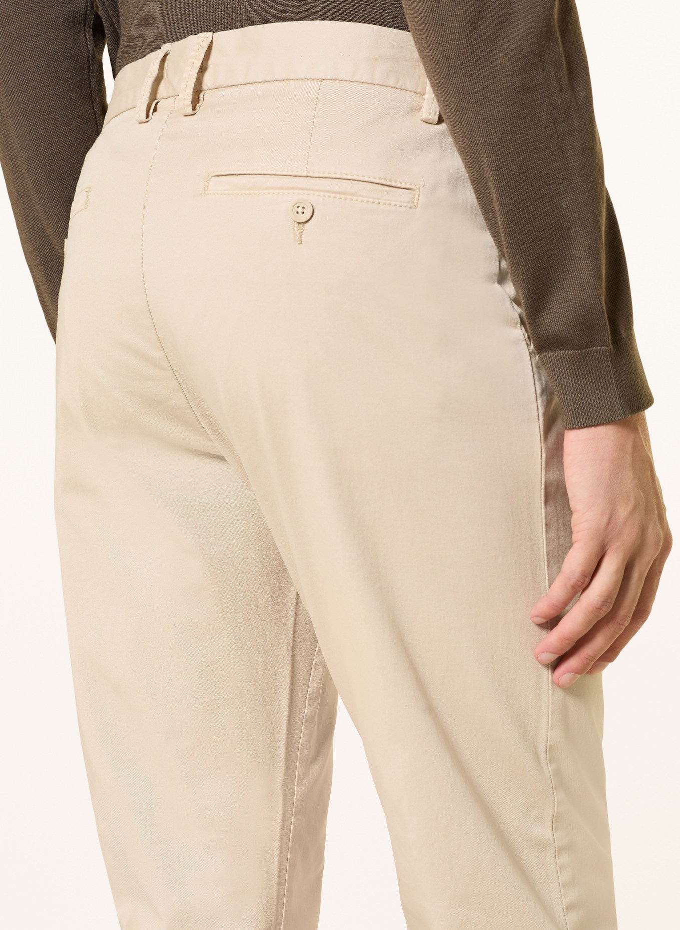 PAUL Chino Regular Fit: CREME