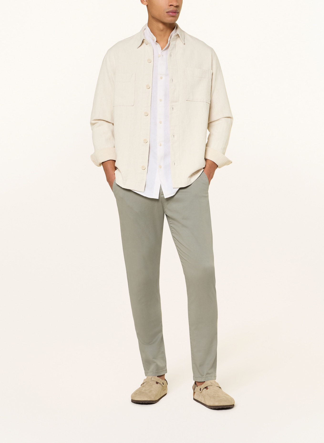 PAUL Chino Regular Fit: KHAKI