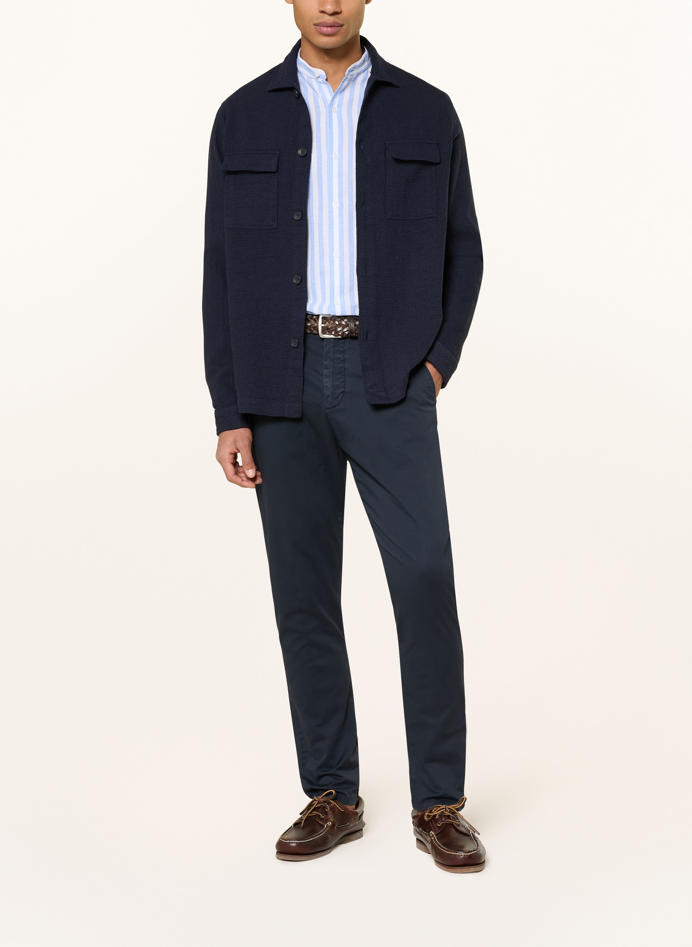 PAUL Regular fit chino pants: DARK BLUE