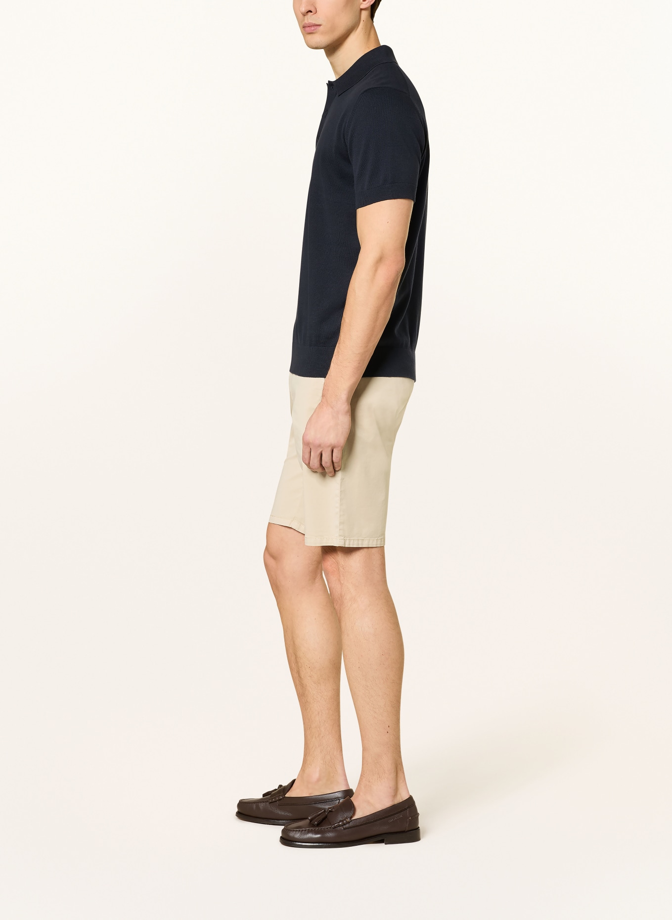 STROKESMAN'S Regular fit chino shorts: BEIGE