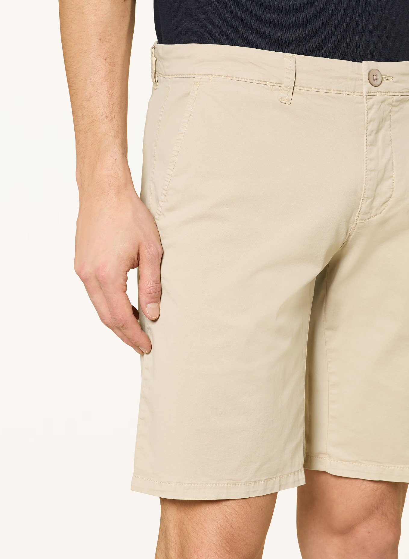 STROKESMAN'S Regular fit chino shorts: BEIGE