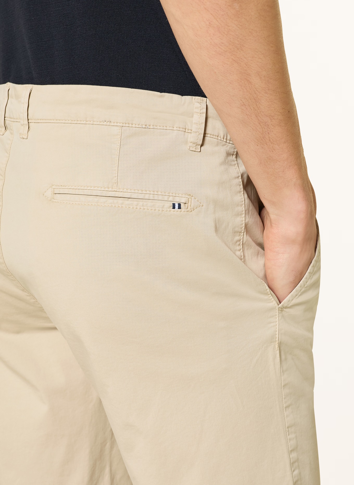 STROKESMAN'S Regular fit chino shorts: BEIGE