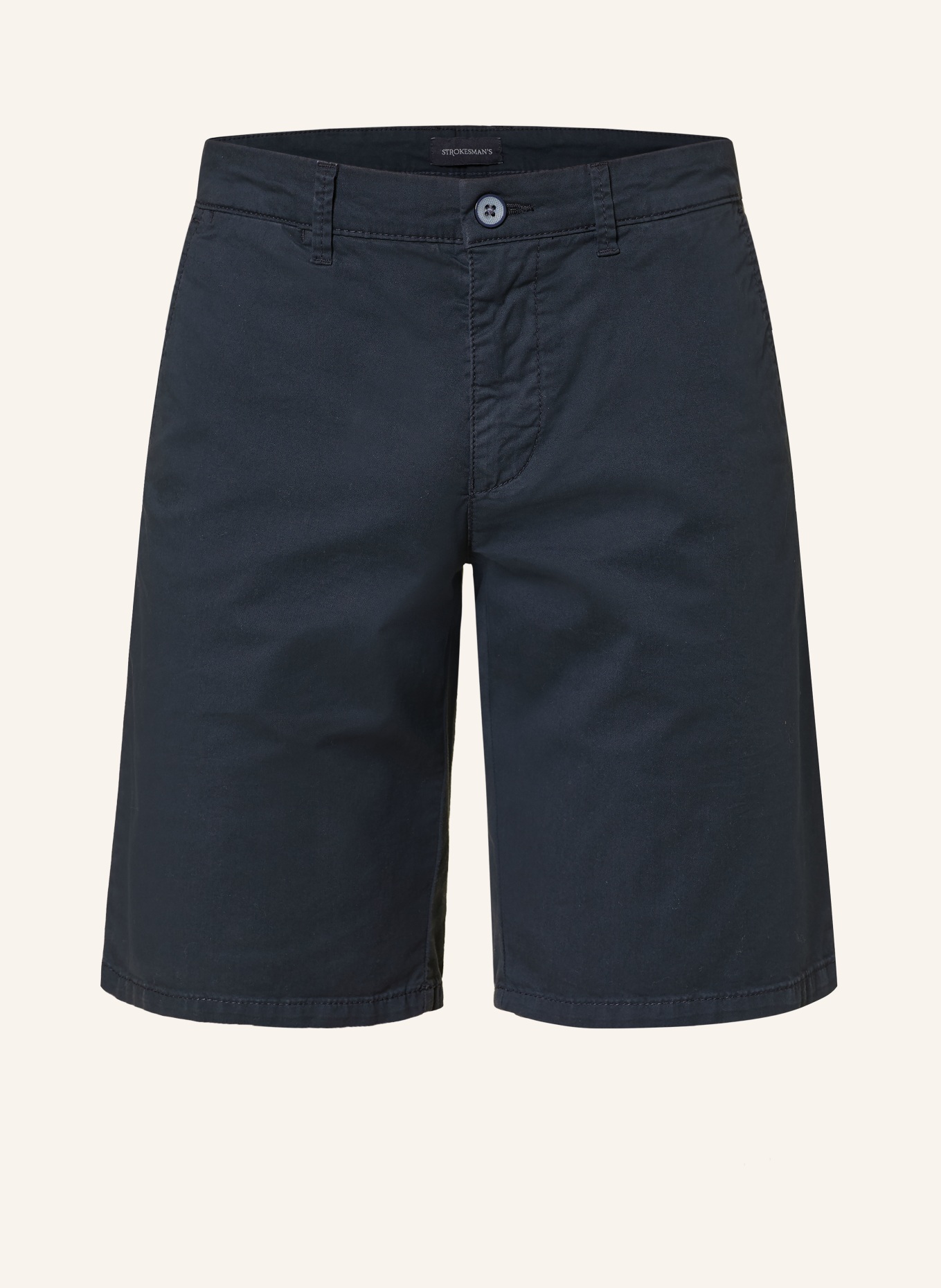 STROKESMAN'S Regular fit chino shorts: DARK BLUE
