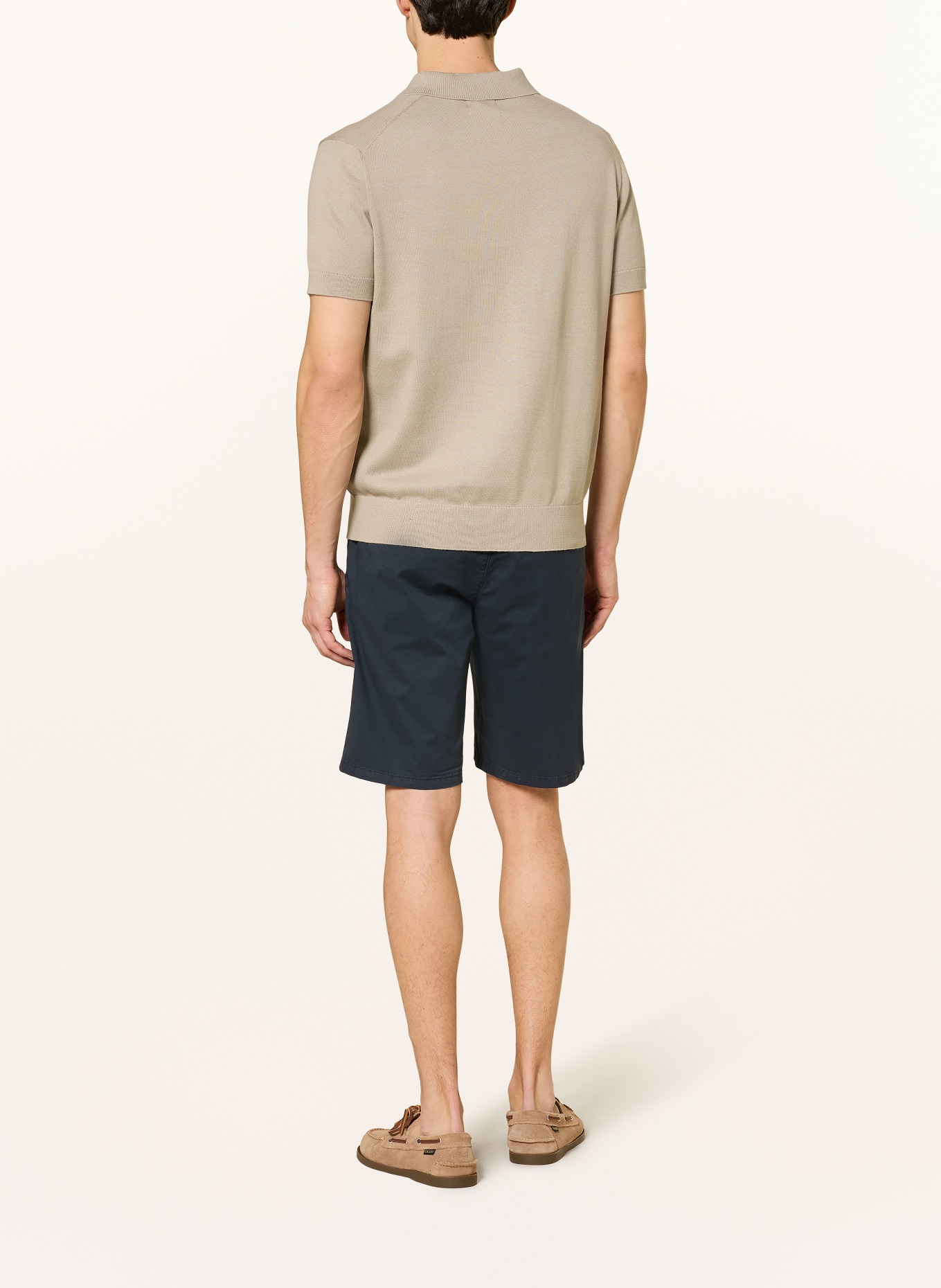 STROKESMAN'S Regular fit chino shorts: DARK BLUE
