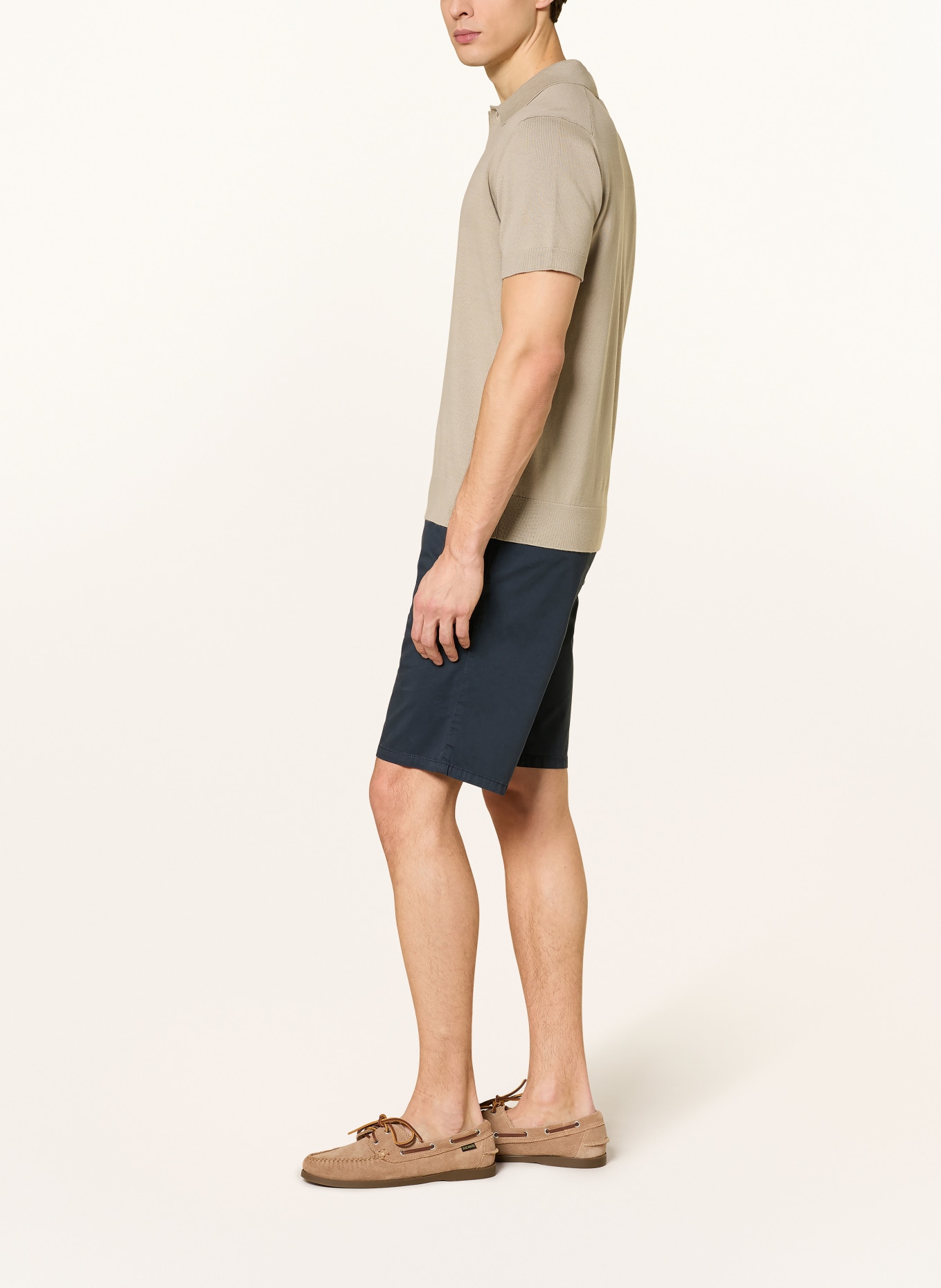 STROKESMAN'S Regular fit chino shorts: DARK BLUE